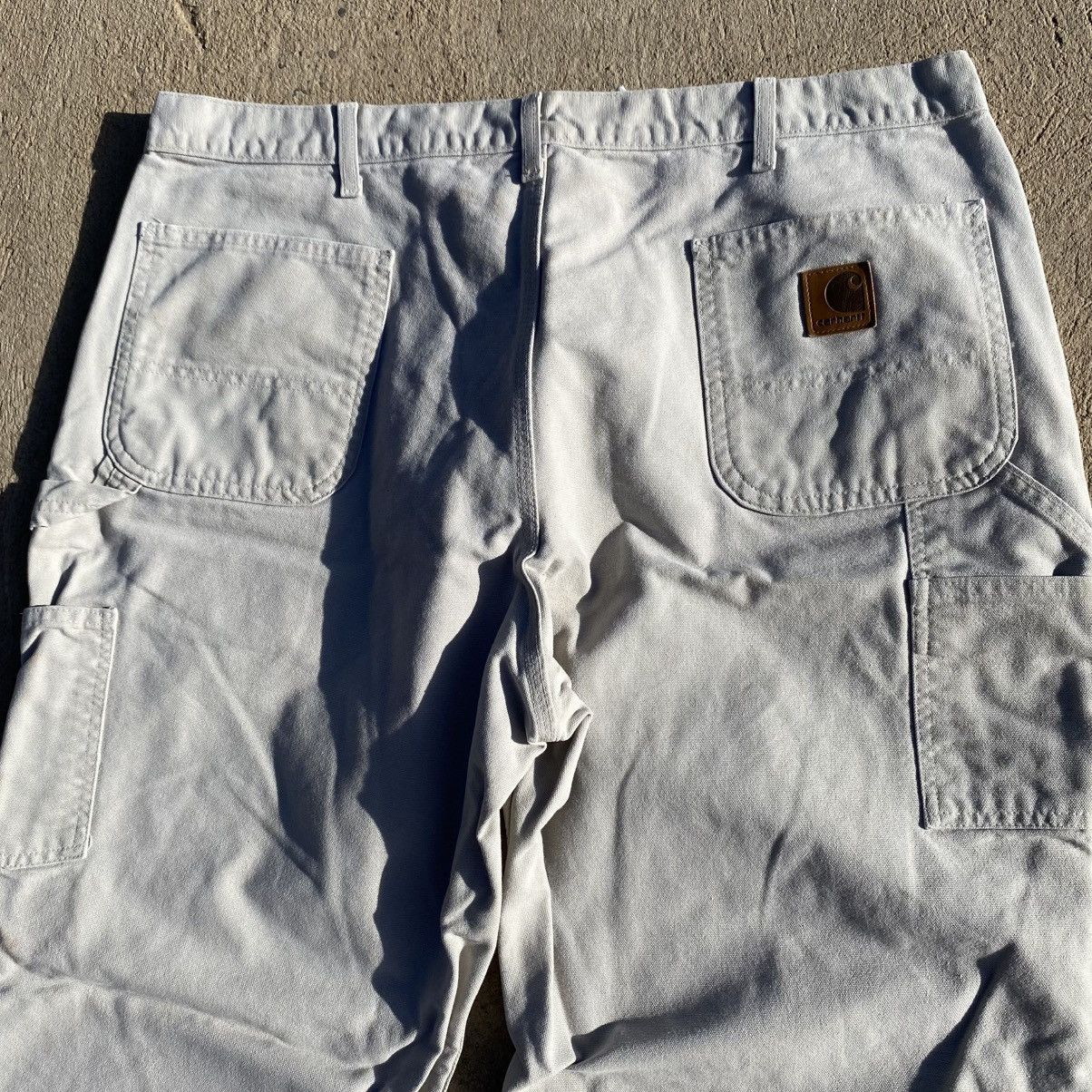 Carhartt Carhartt B11 Carpenter Pants 42x32 Khaki Baggy Workwear Size US 40 / EU 56 - 5 Thumbnail
