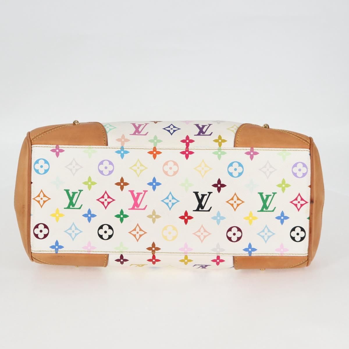 Louis Vuitton LOUIS VUITTON Monogram Multicolor Claudia Hand Bag White Size ONE SIZE - 6 Thumbnail