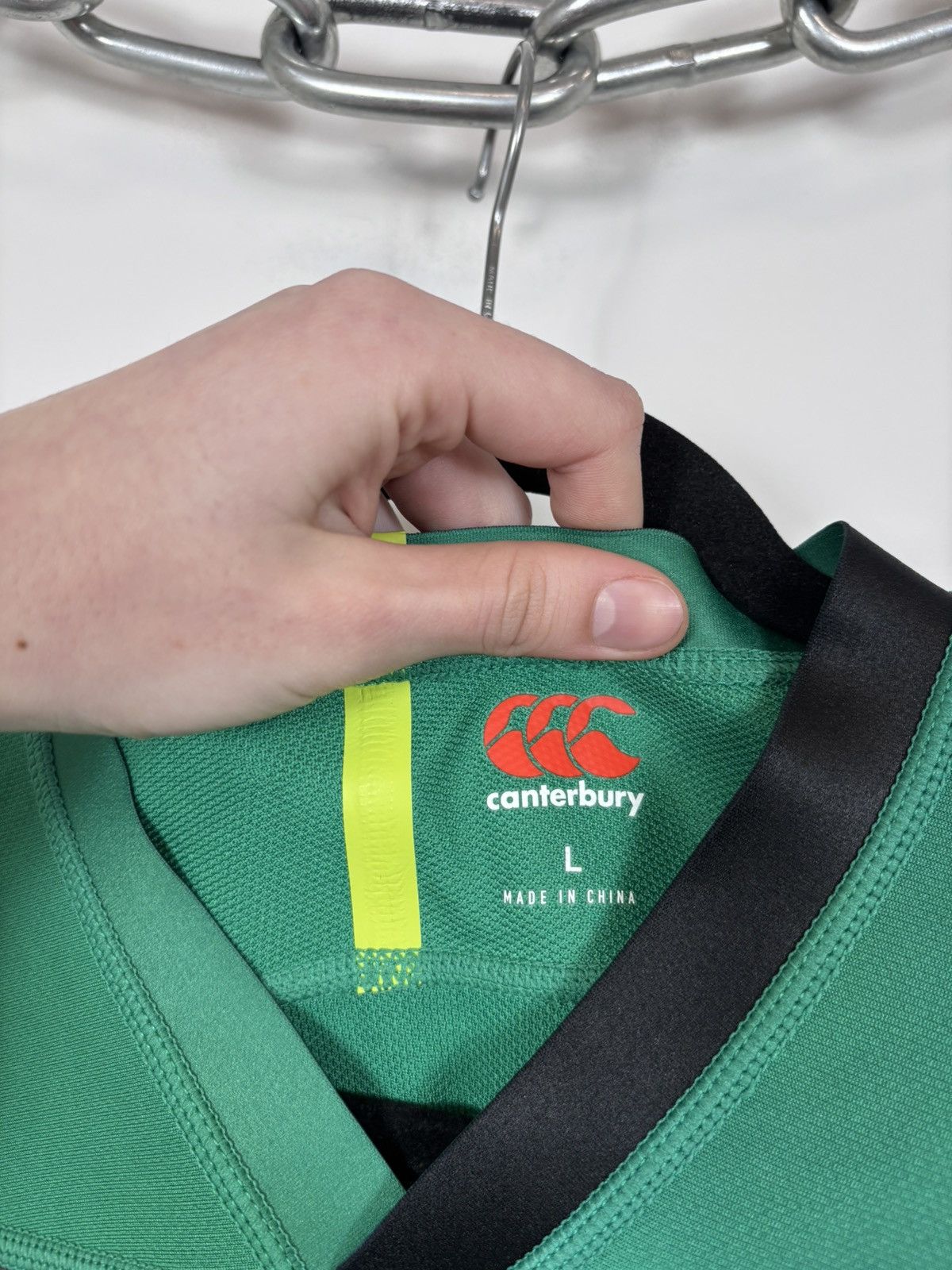 Canterbury of New Zealand Canterbury Ireland Rugby Union IRFU 2020/21 Jersey Shirt Size US L / EU 52-54 / 3 - 10 Thumbnail