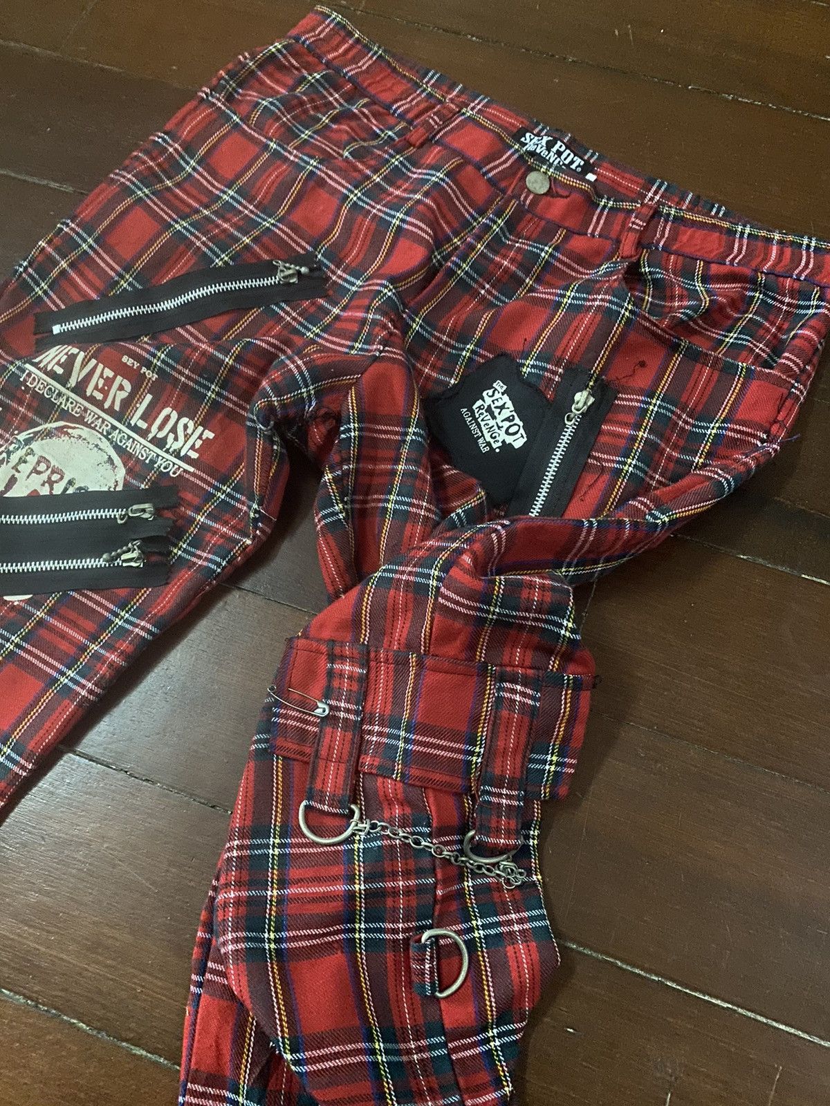 Japanese Brand × Seditionaries SEX POT REVENGE Japanese Red Punk Style cw21 Size US 33 - 9 Thumbnail