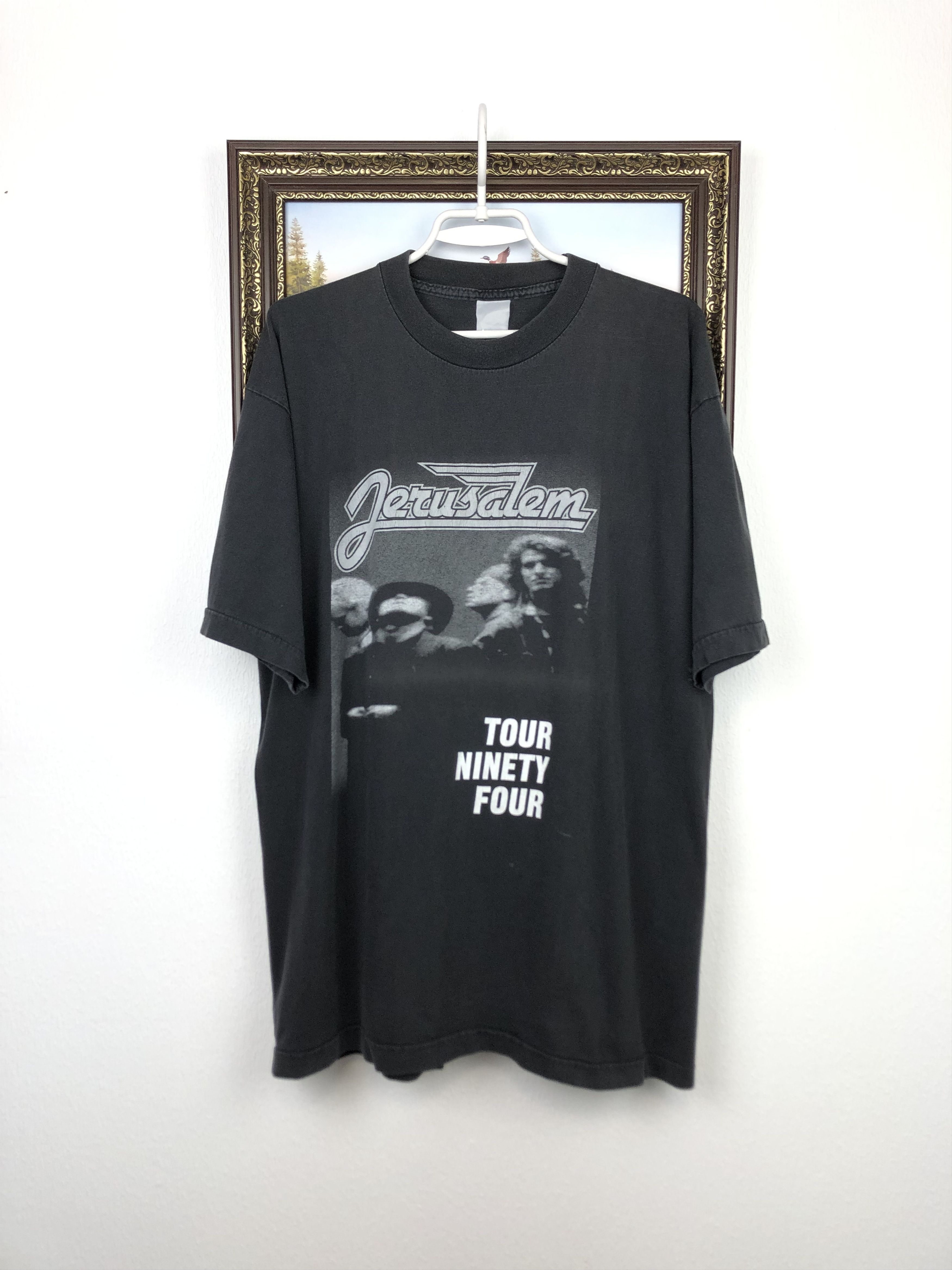 Band Tees Vintage Jerusalem Prophet Band Shirt Black Over Print Tee Size US XL / EU 56 / 4 - 1 Thumbnail