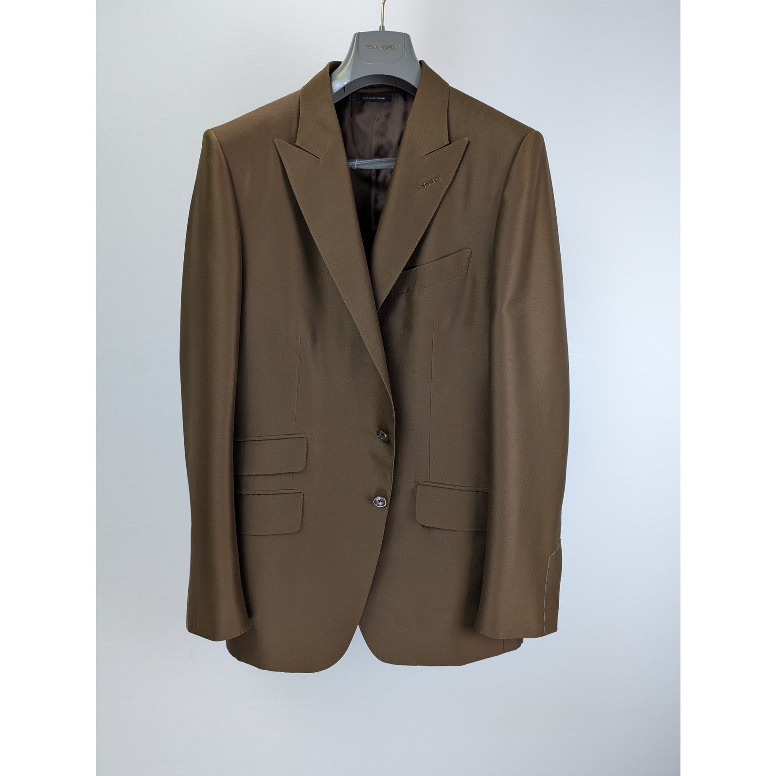 Tom Ford o1rshd1 Men's Suits Blazer Pants in Brown Size US L / EU 52-54 / 3 - 2 Thumbnail
