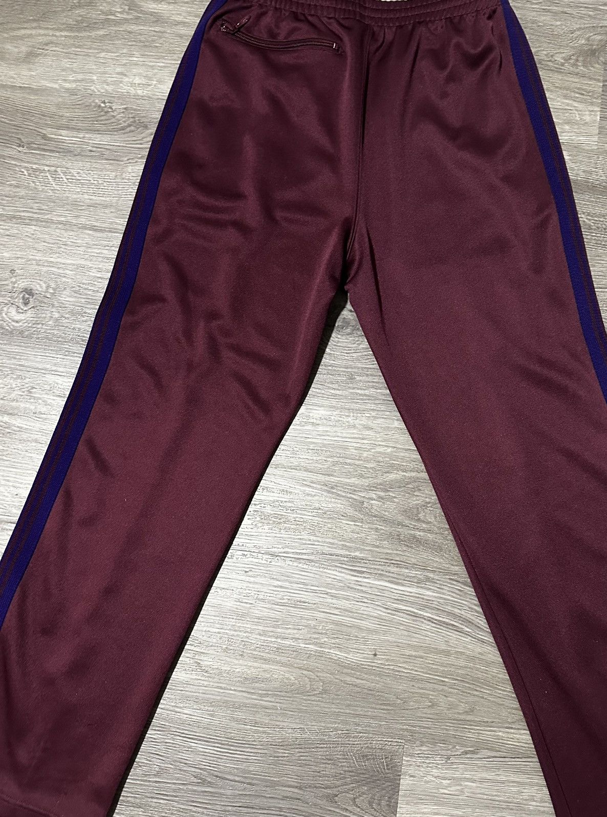 Needles Needles Japan Burgundy Track Pants Size US 29 - 4 Thumbnail