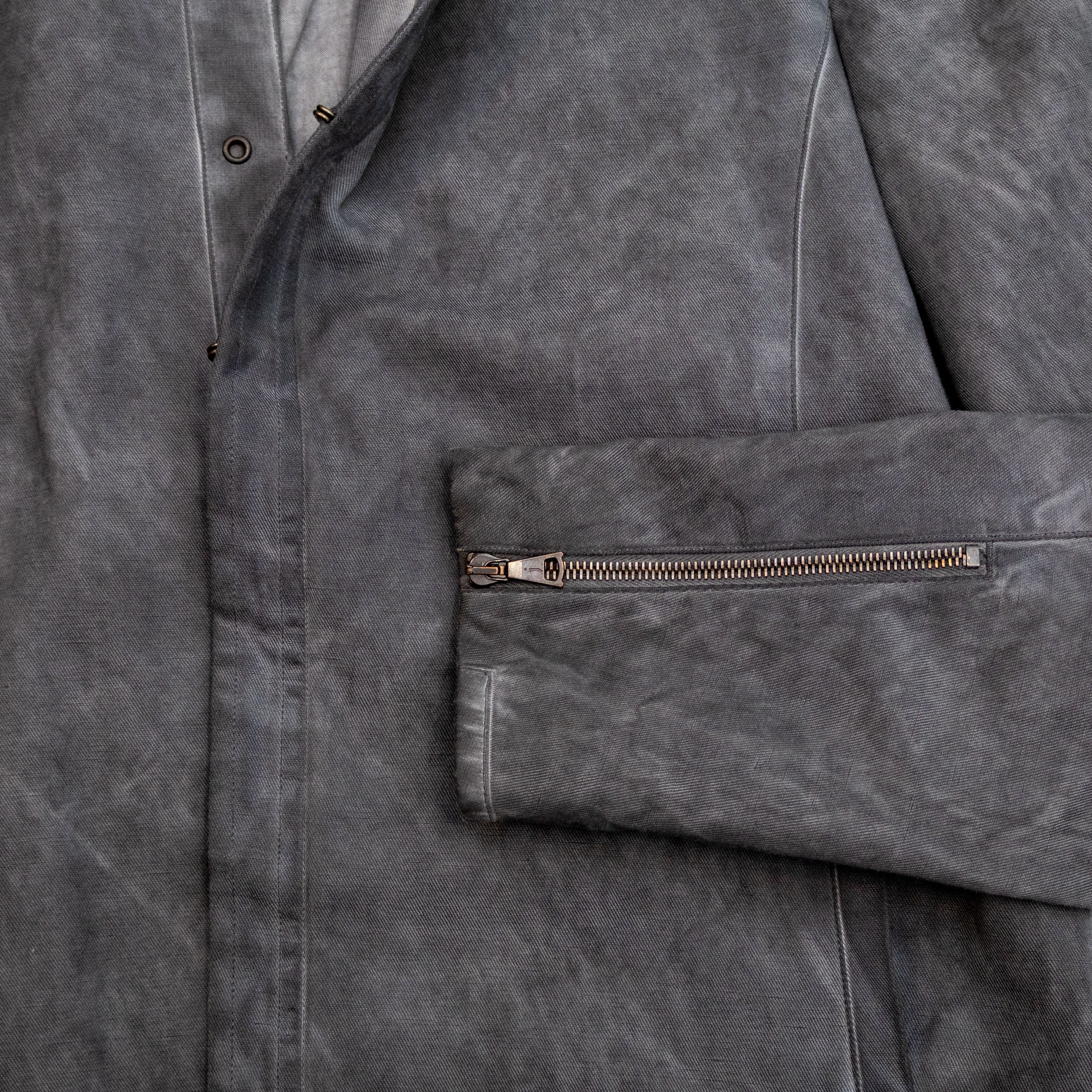 John Varvatos ohn Varvatos Cold Water Dye Hook & Bar Jacket Tailored Sz 40 Size 40S - 8 Thumbnail