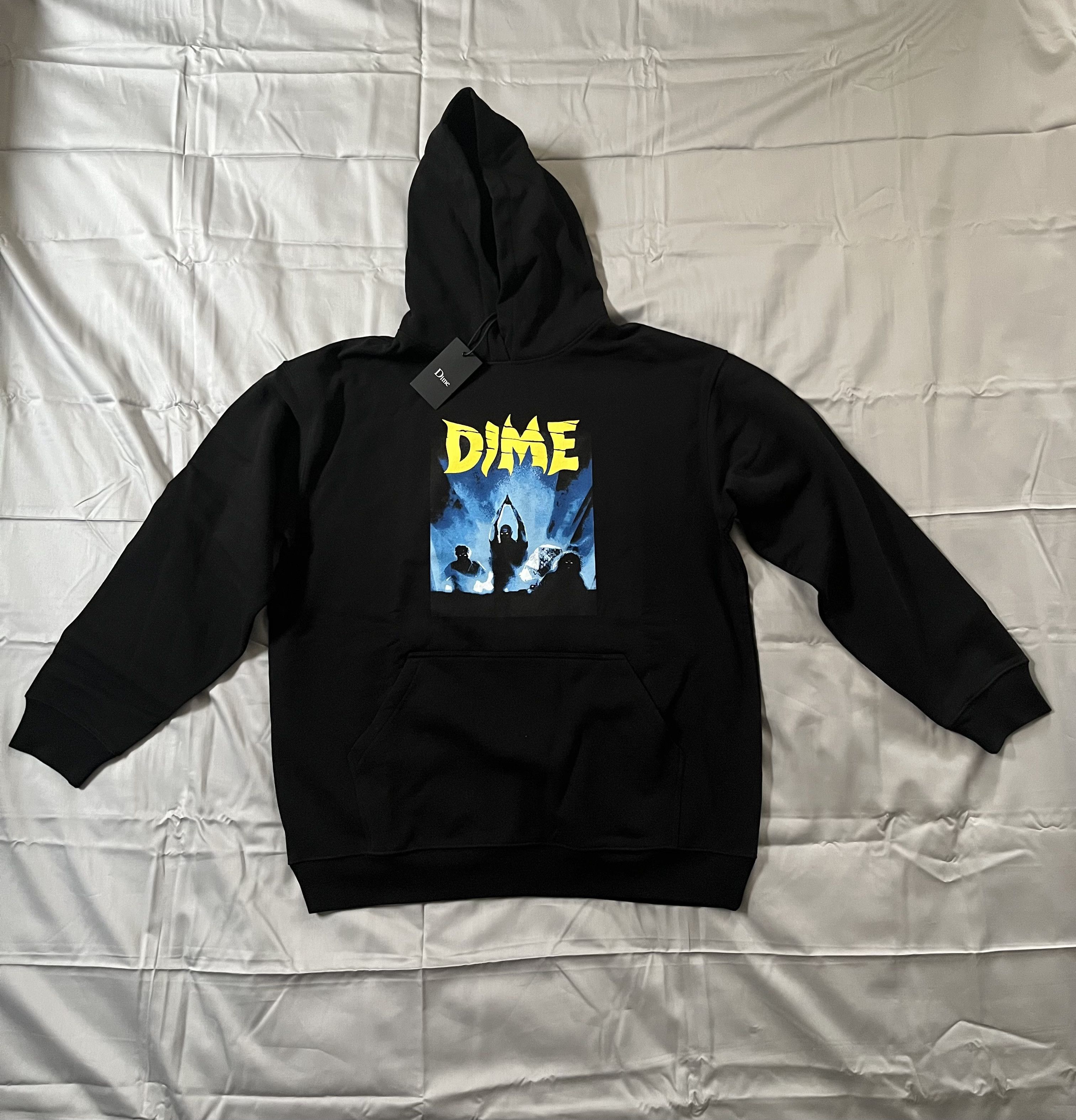 image of Dime Hoodie in Black, Men's (Size XL)