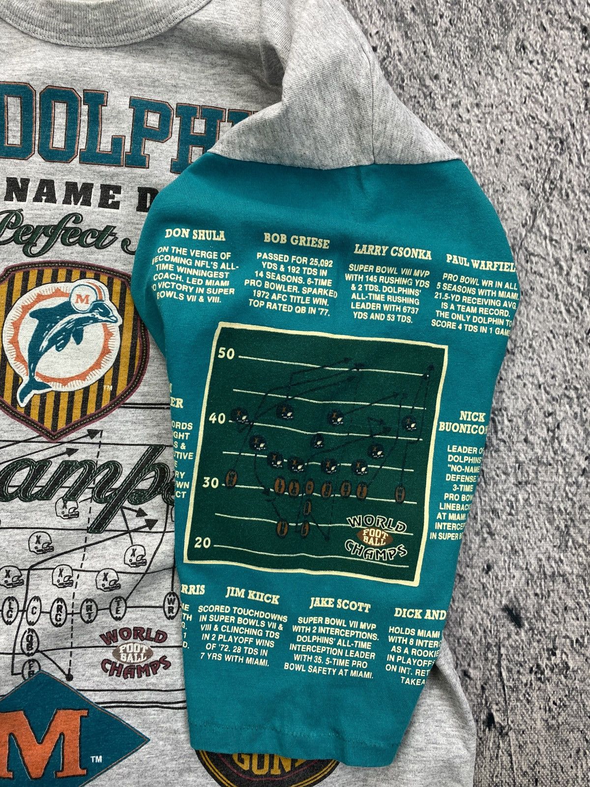 NFL × Vintage Vintage Tee Miami Dolphins 1993 long gone Size US XL / EU 56 / 4 - 8 Thumbnail