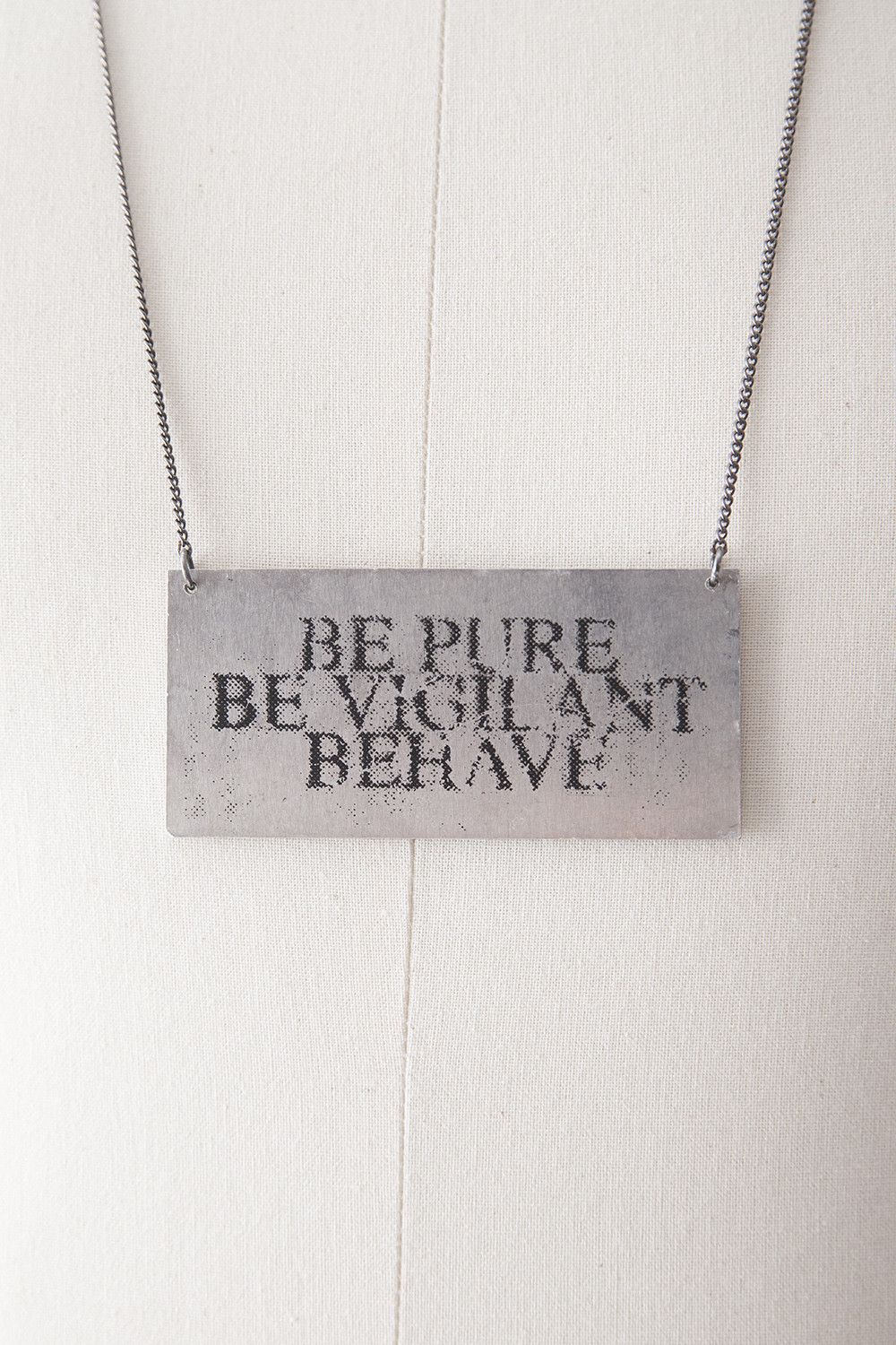 Raf Simons SS02 Be Pure Be Vigilant Behave necklace Size ONE SIZE - 3 Thumbnail