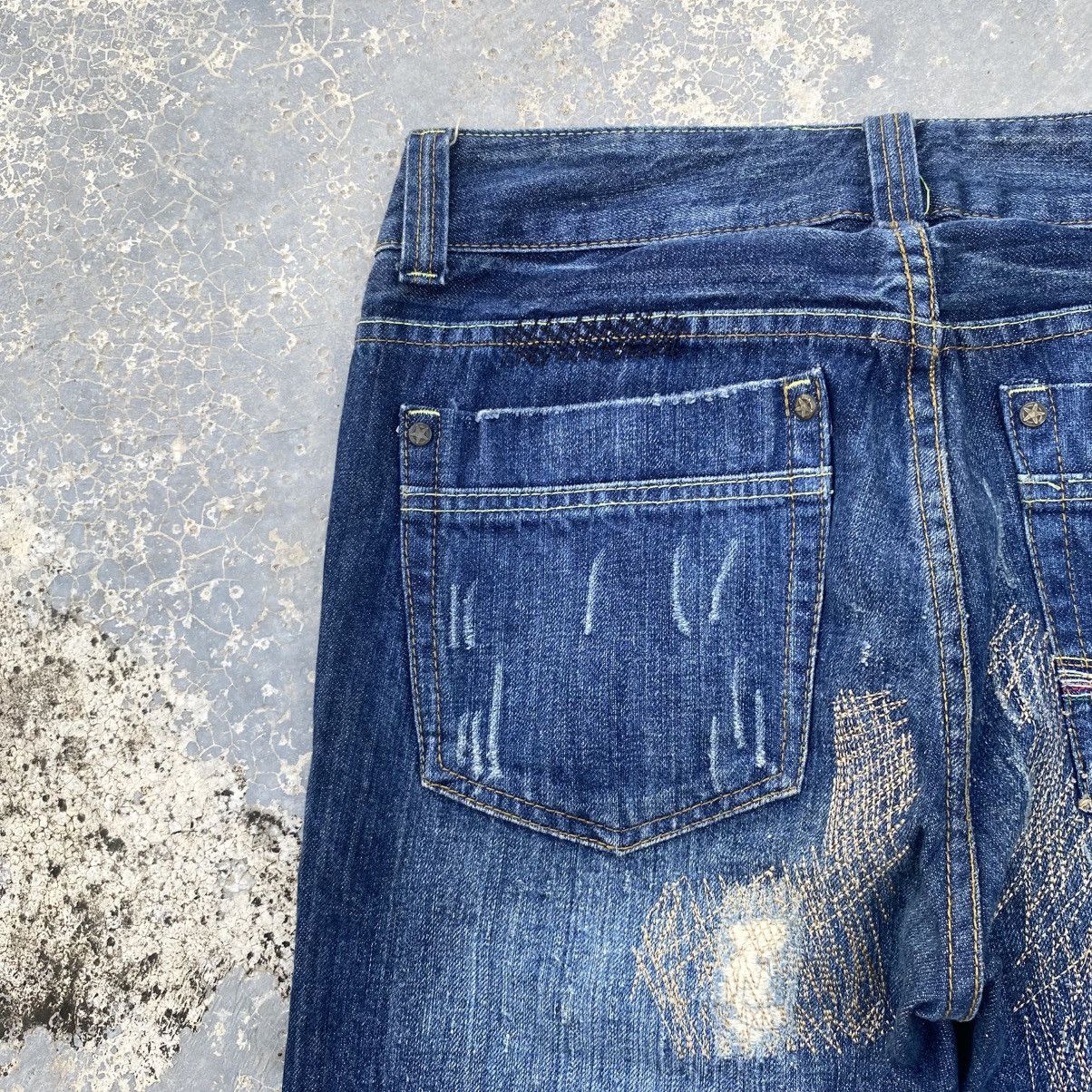 Replay REPLAY ripped patchwork jeans curve legs Size US 32 / EU 48 - 16 Thumbnail