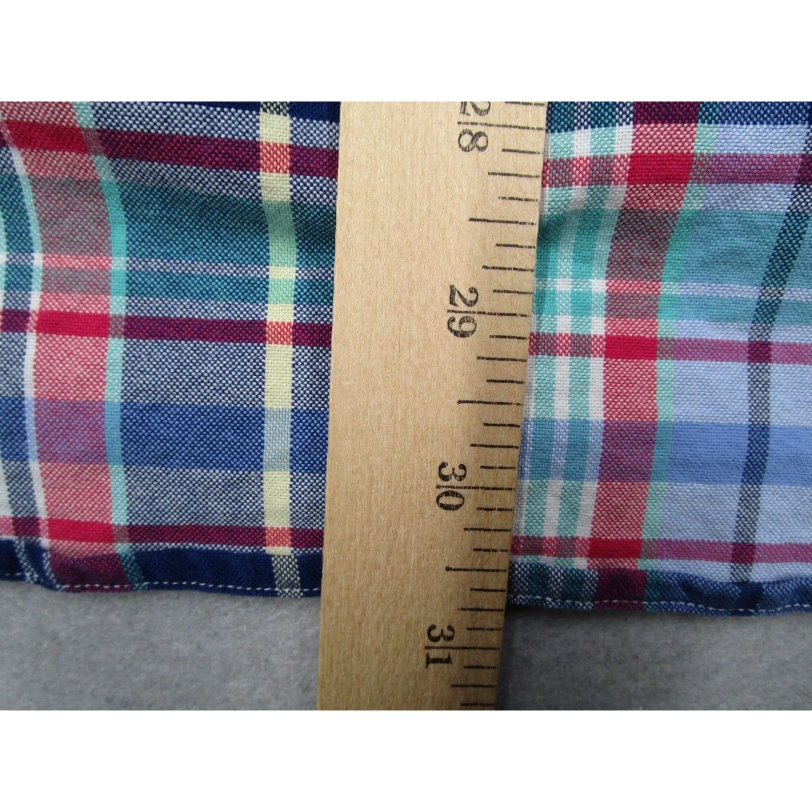 Ralph Lauren VINTAGE Ralph Lauren Shirt Men 2XL Blue Plaid Cotton Long Sleeve Button-Up Casual Size US XXL / EU 58 / 5 - 6 Thumbnail