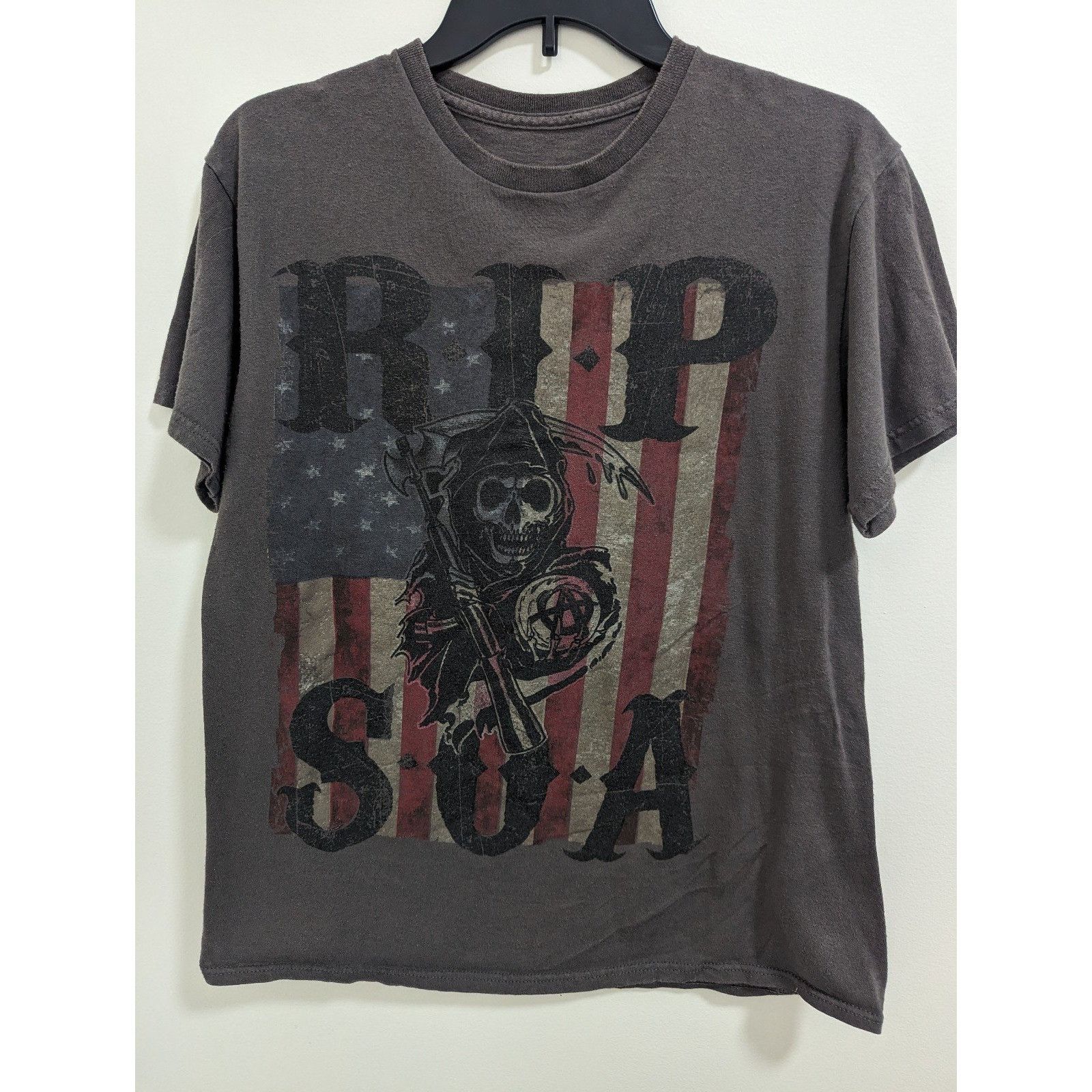 Other Men's Sons Of Anarchy T Shirt Adult Medium Gray American Fla Size US M / EU 48-50 / 2 - 5 Thumbnail