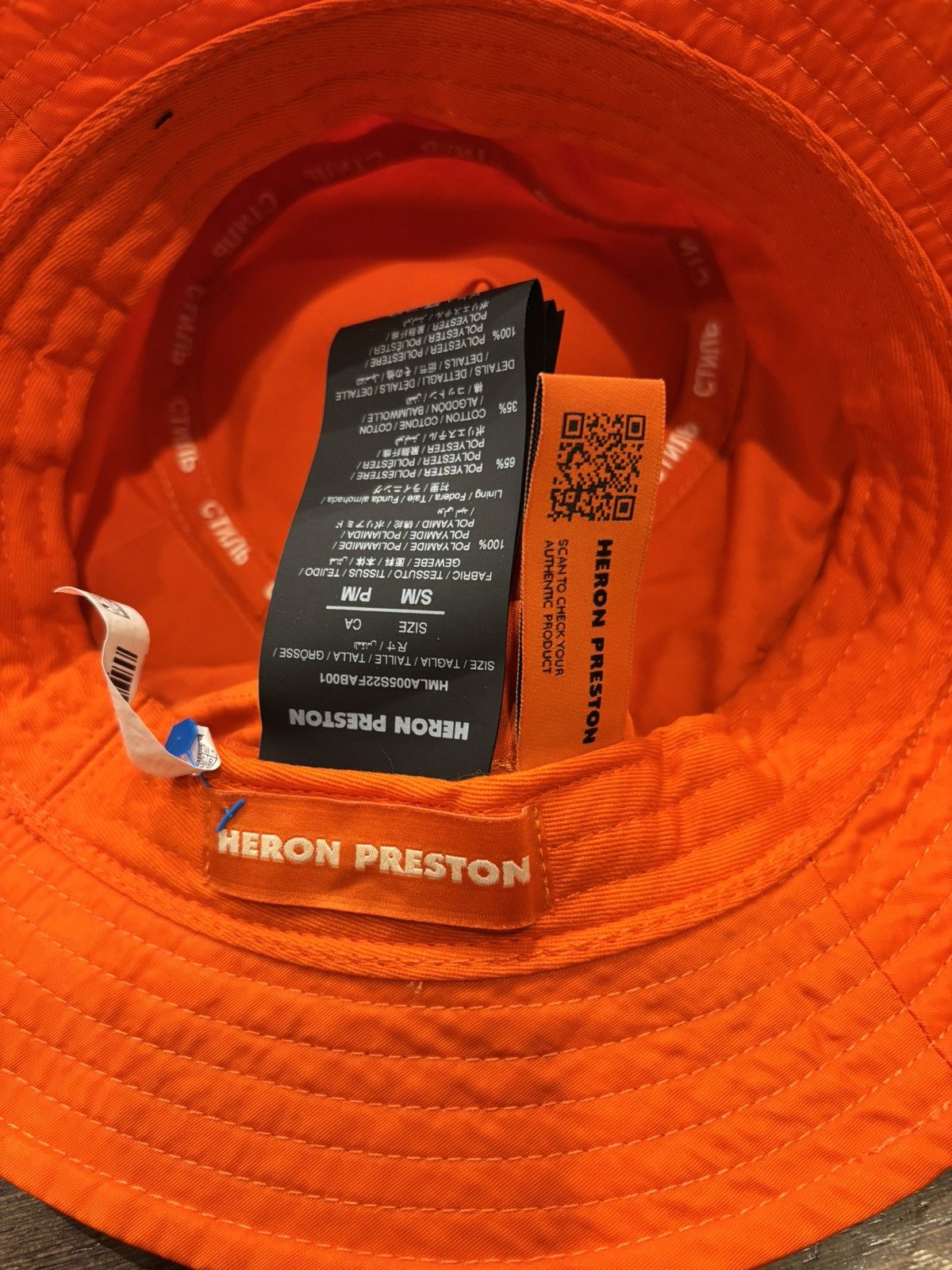 Heron Preston Heron Preston Logo Bucket Hat Size ONE SIZE - 4 Thumbnail