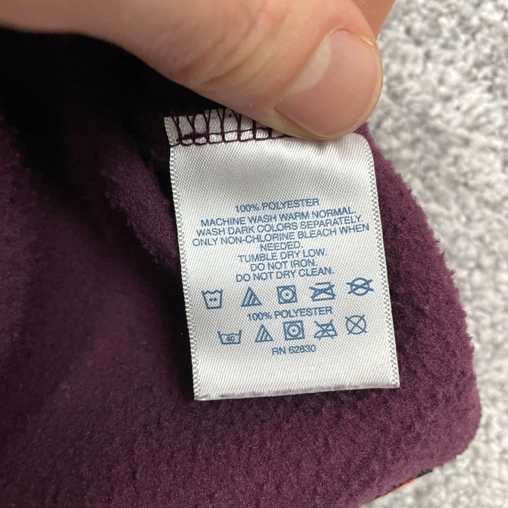 Lands' End Lands' End Sweatshirt Womens XS Purple Polartec Aircore 100 Henley Fleece Size XS / US 0-2 / IT 36-38 - 6 Thumbnail