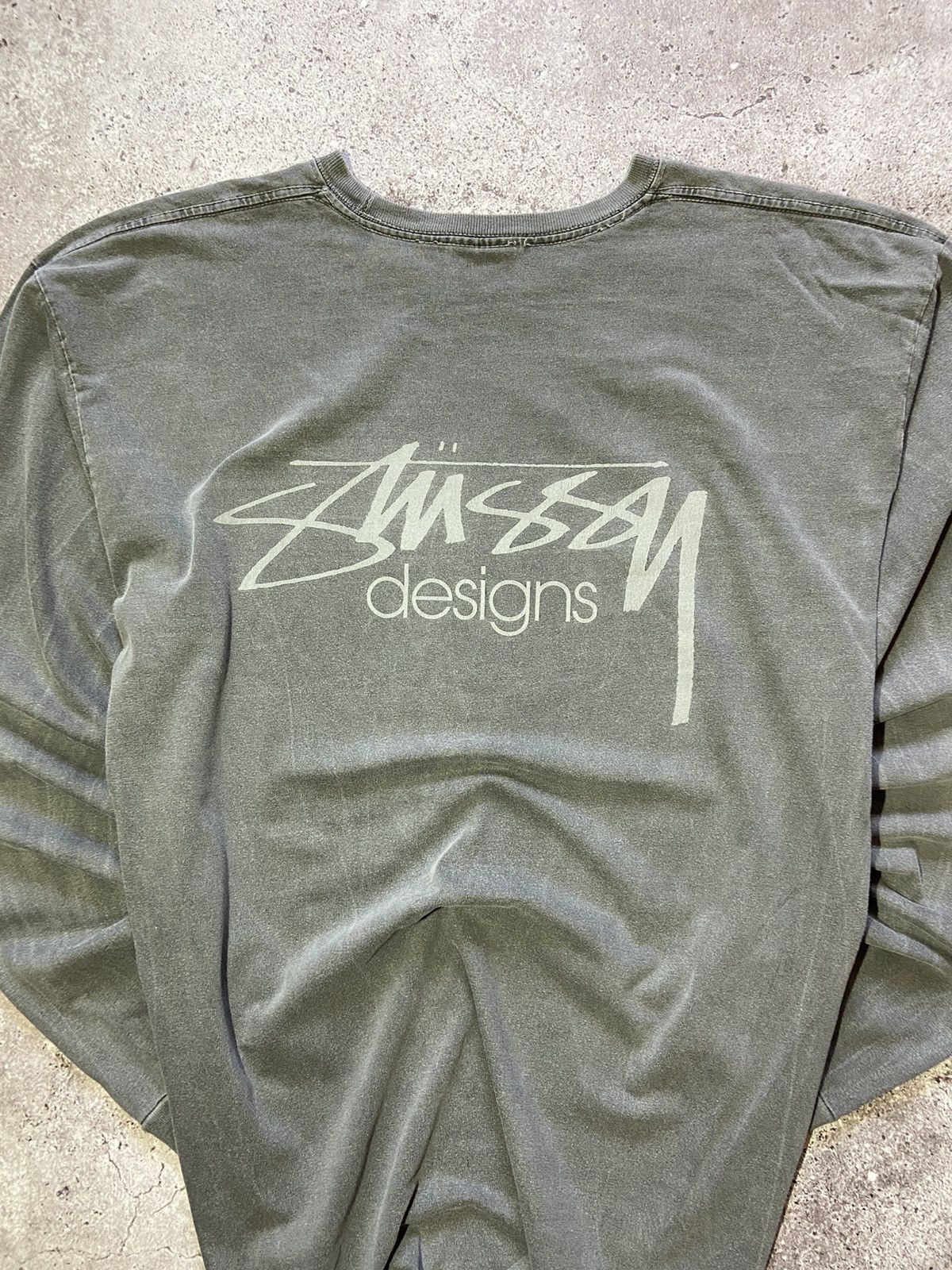 Other 💥Stussy Vintage streetwear big logo long sleeve t-shirt‼️ Size US XL / EU 56 / 4 - 2 Thumbnail