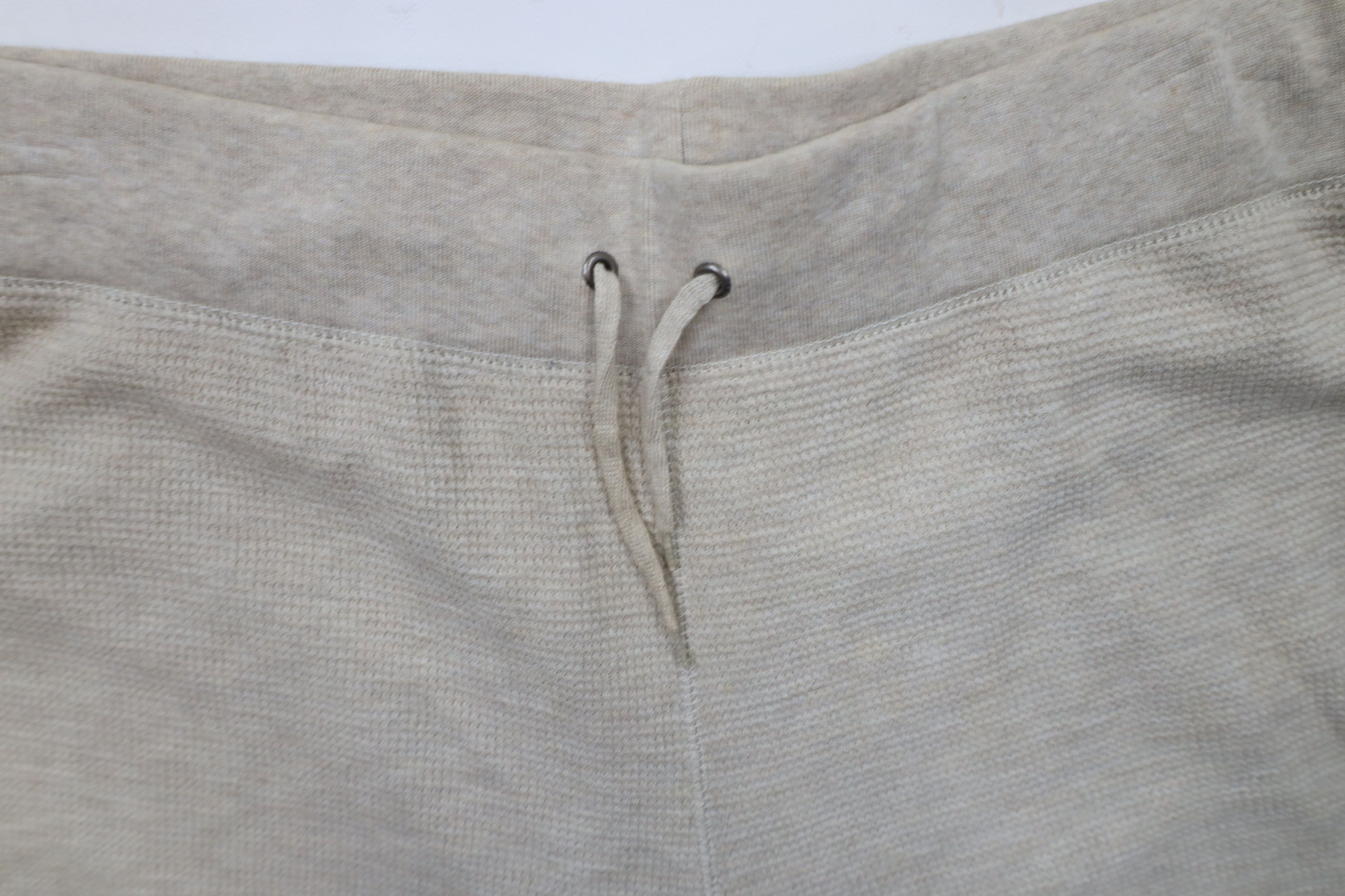 Ralph Lauren × Vintage Vintage 90s Ralph Lauren Waffle Knit Wide Leg Pants Beige Size 34" / US 12 / IT 48 - 7 Thumbnail