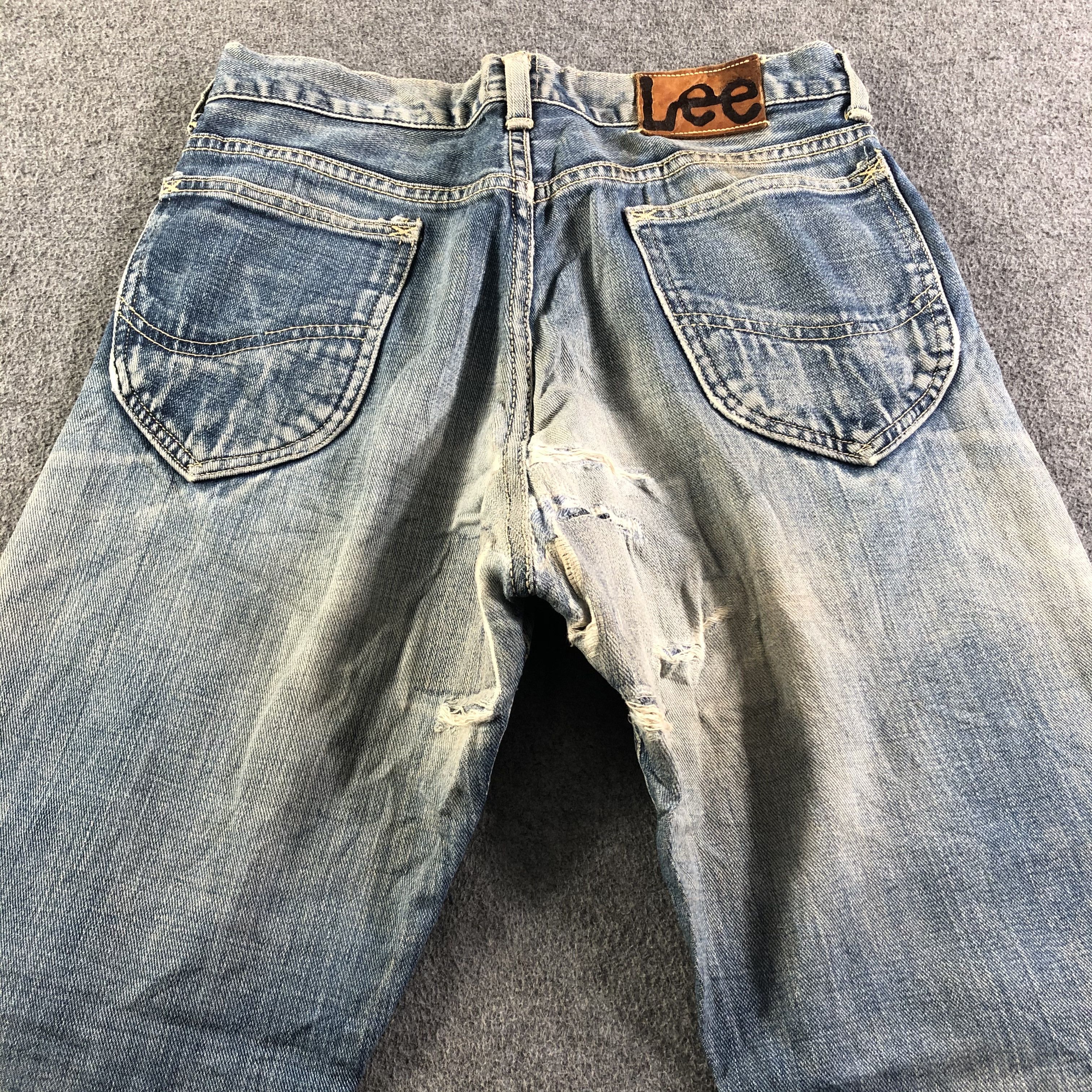 Lee Vintage Blue Wash Lee Jeans-J4012 Size US 29 - 4 Thumbnail