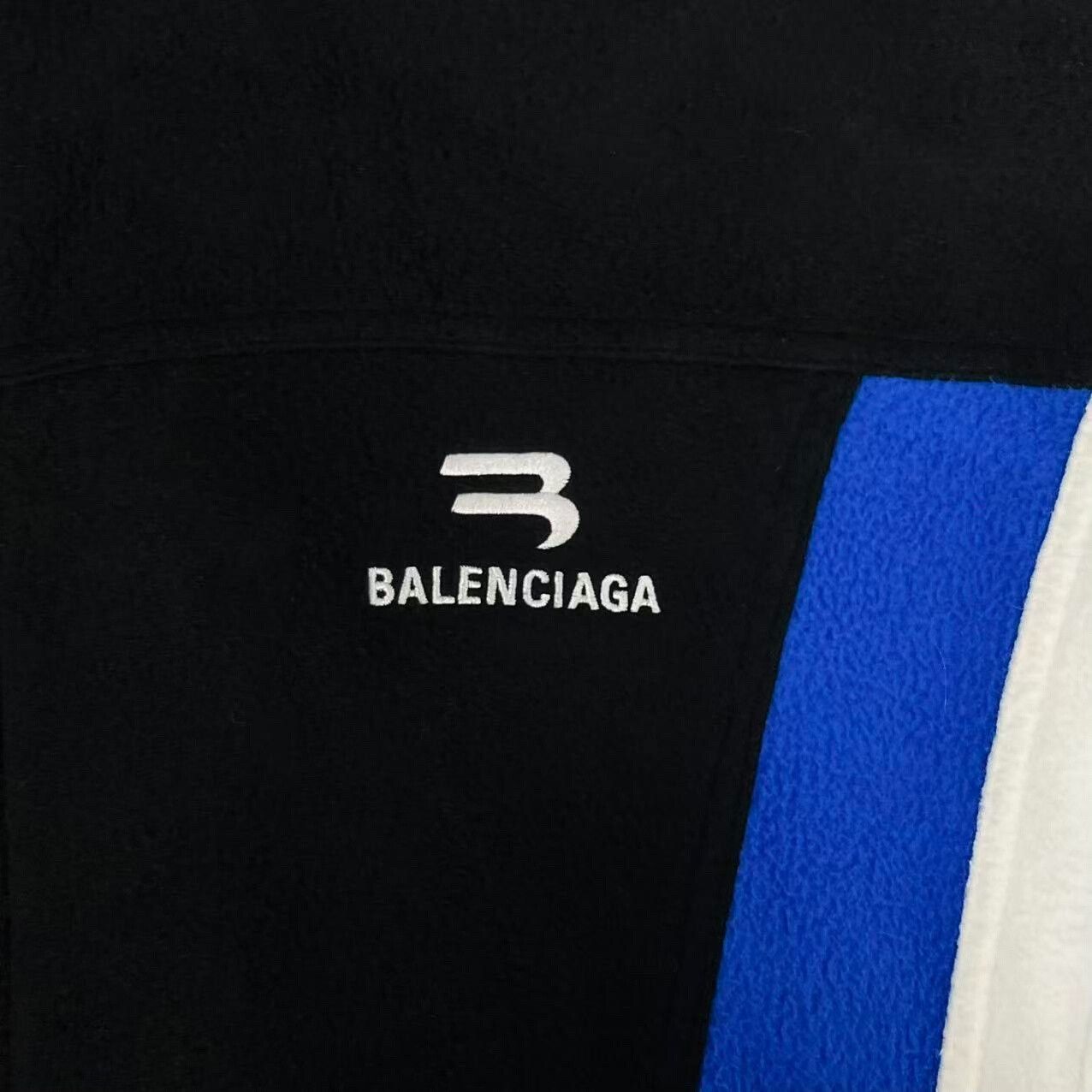 Balenciaga balenciaga ss23 blue black zip-up jacket Size US XS / EU 42 / 0 - 4 Thumbnail