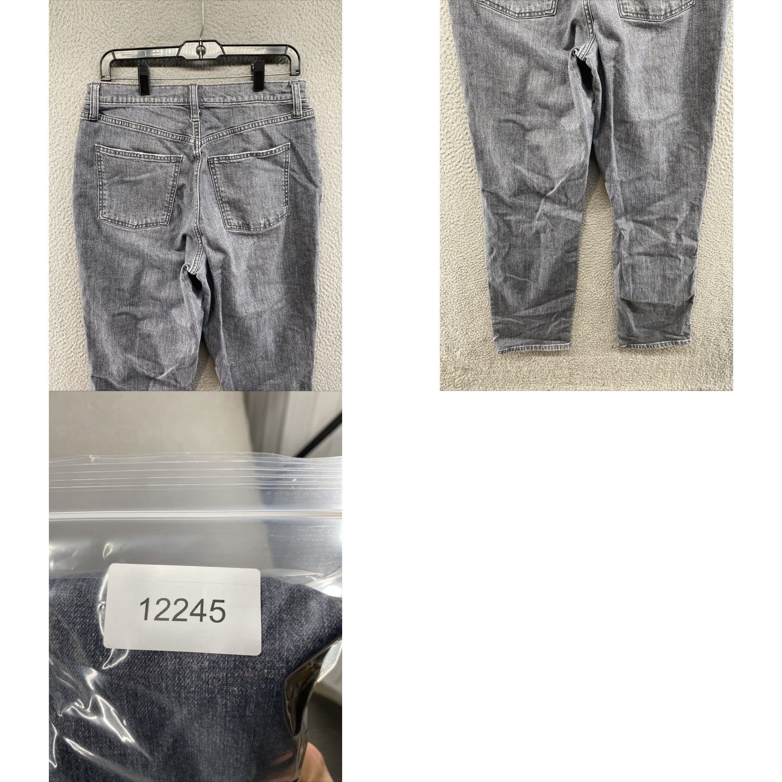 Vintage VINTAGE Universal Thread Goods Co. Distressed Women’s Straight Jeans Size 10 gray 90s Womens Size 32" / US 10 / IT 46 - 9 Thumbnail