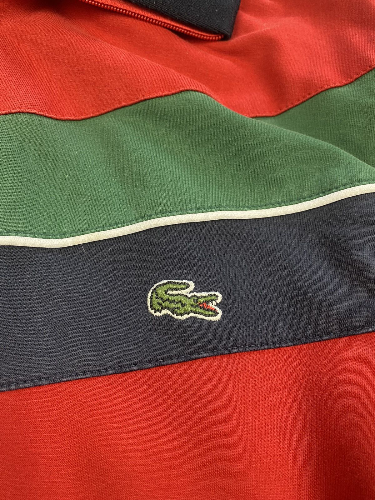 Lacoste × Vintage Mens Vintage Lacoste Track Jacket Olympic crazy y2k rare Size US L / EU 52-54 / 3 - 5 Thumbnail