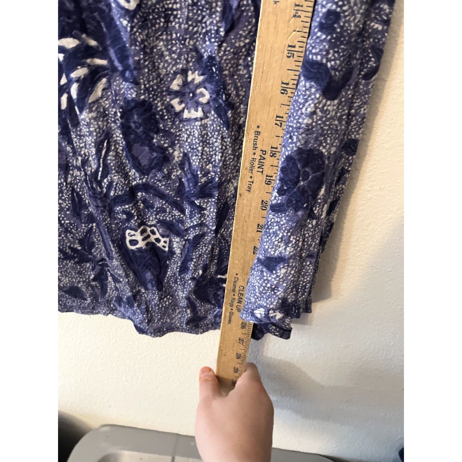 Lucky Brand Lucky Brand Tank Shaped Sleeve Vest Adult Small Blue Floral Beaded Embroidered Bohemian Casual Sleeveless Cotton Modal Women S Size S / US 4 / IT 40 - 4 Thumbnail