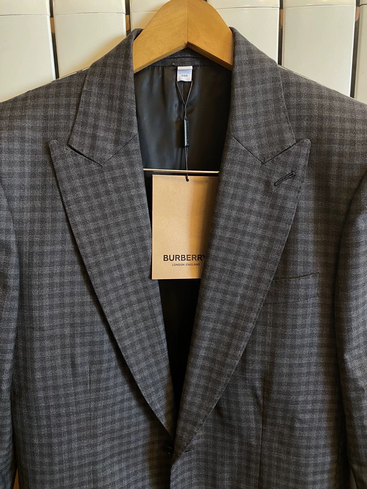 Burberry Burberry Prorsum Classic Check Suit 48 Peak Lapel Size 48R - 3 Thumbnail