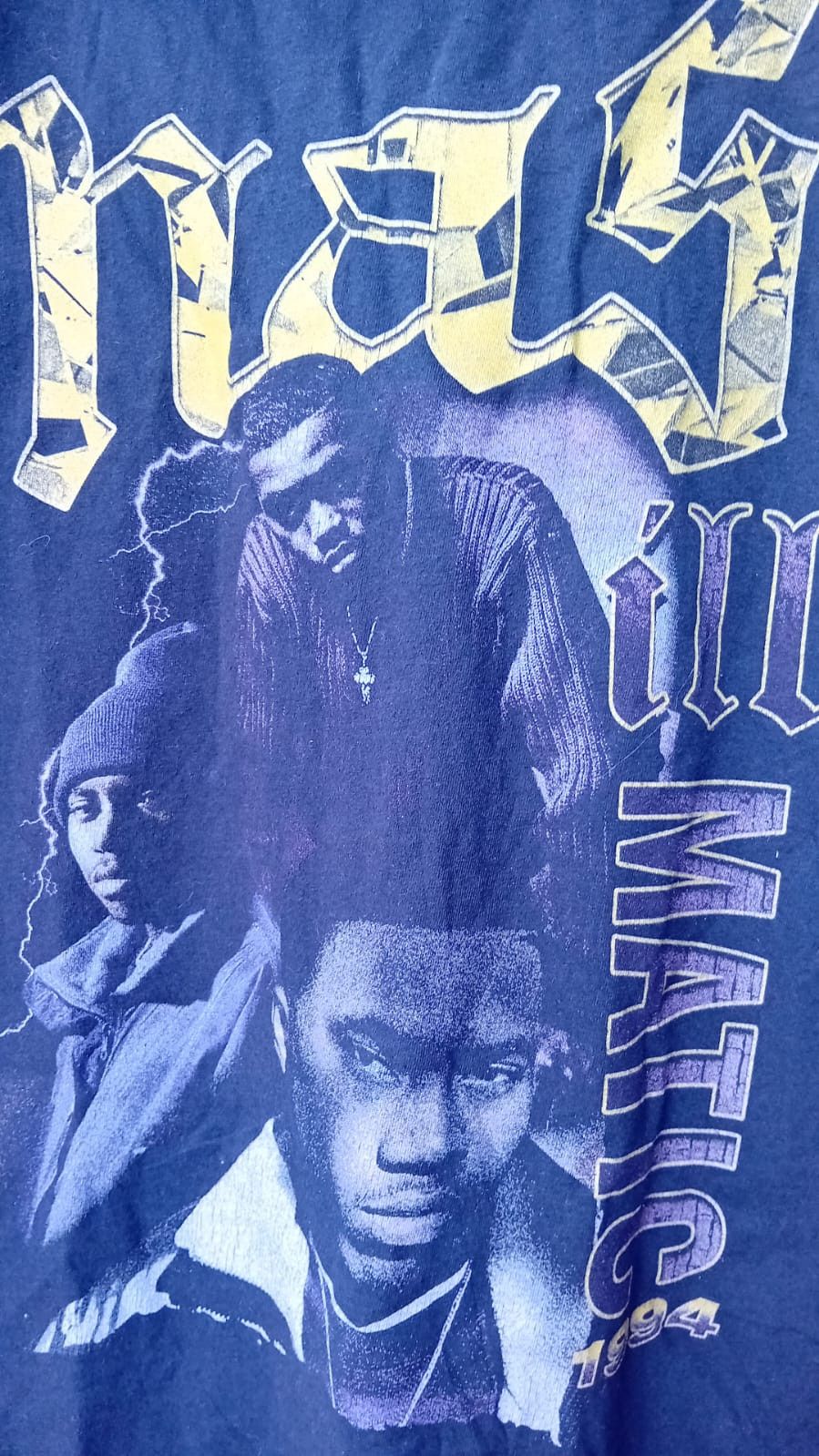 Nas × Rap Tees Nas Illmatic The Thread Shop 2018 Rap t-shirt sz M Size US M / EU 48-50 / 2 - 5 Thumbnail
