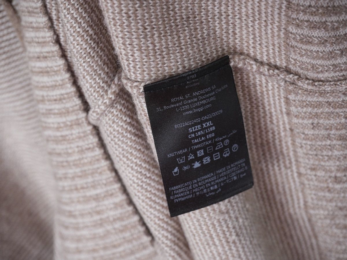 Boggi Boggi Milano Cashmere Blended Wool Jumper Sweater Hoody Size US XL / EU 56 / 4 - 4 Thumbnail