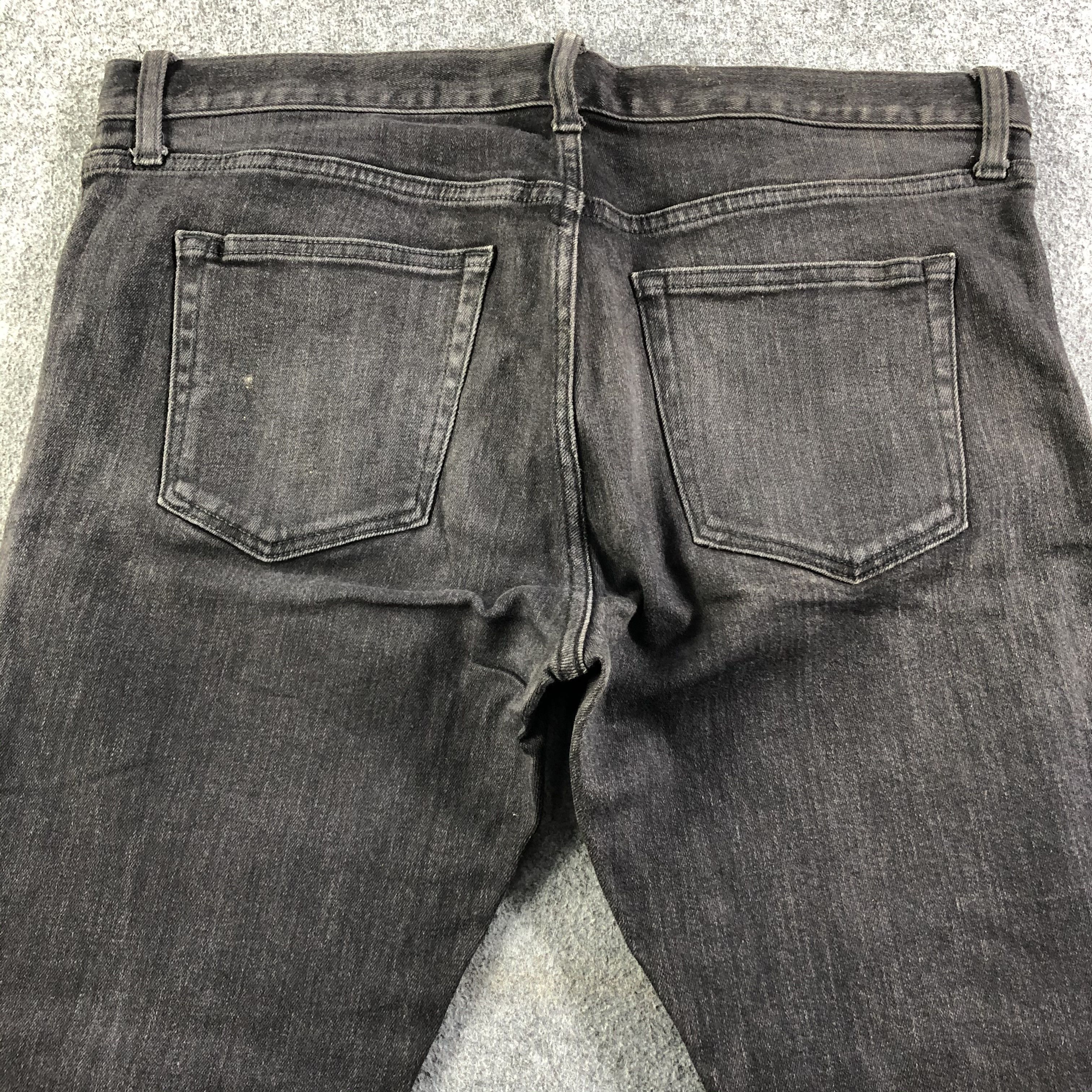 Japanese Brand × Uniqlo × Vintage Uniqlo Redline Jeans Faded Black Denim -J2810 Size US 36 / EU 52 - 4 Thumbnail
