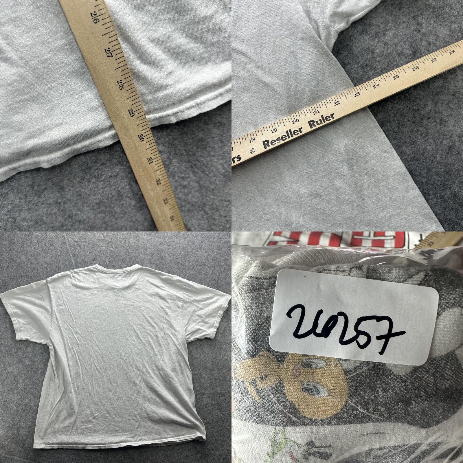 Vintage VINTAGE Looney Tunes Shirt Mens 2XL White Graphic Tee Cartoon Characters 100% Cotton Size US XXL / EU 58 / 5 - 9 Thumbnail