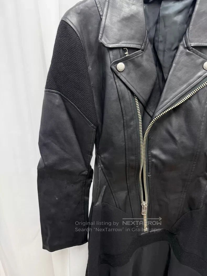 Junya Watanabe JUNYA WATANABE Asymmetrical Patchwork Leather Jacket Size US XS / EU 42 / 0 - 5 Thumbnail