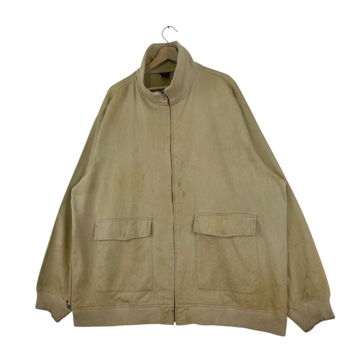 Fubu × Vintage Vintage Fubu Beige Full Zip Workwear Jacket Size US XXL / EU 58 / 5 - 2 Thumbnail