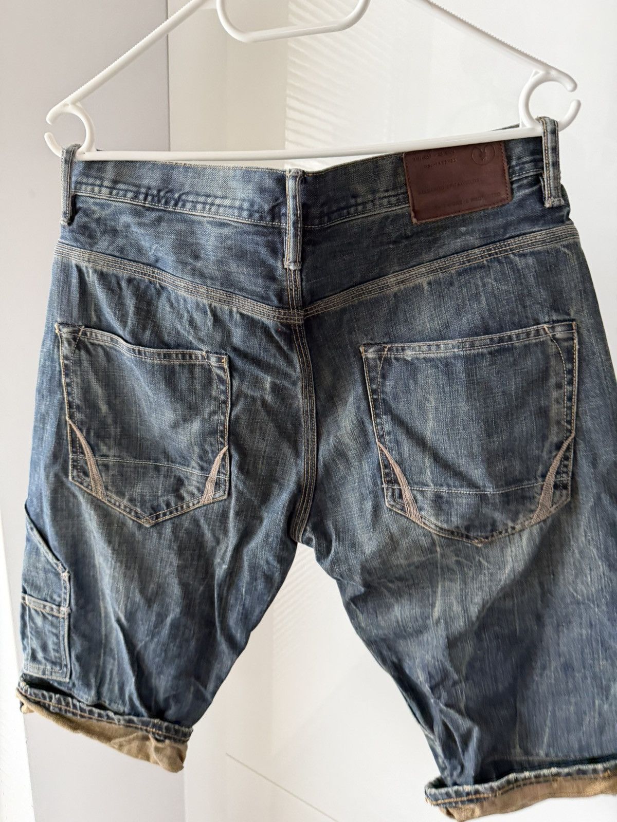 Allsaints Allsaints Spitalfields Japan Denim Opium Swag Y2K Shorts Size US 31 - 3 Thumbnail