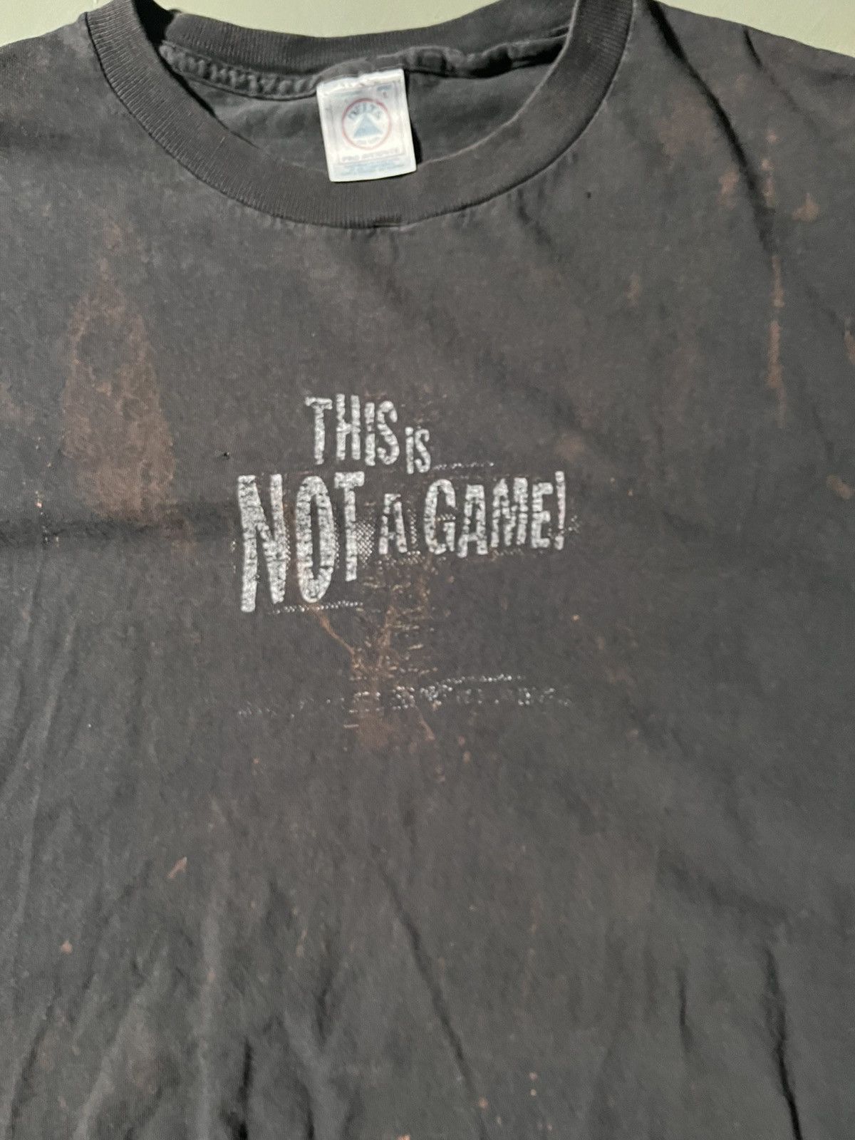 Other Vintage “This Is Not A Game” t-shirt Size US L / EU 52-54 / 3 - 3 Thumbnail