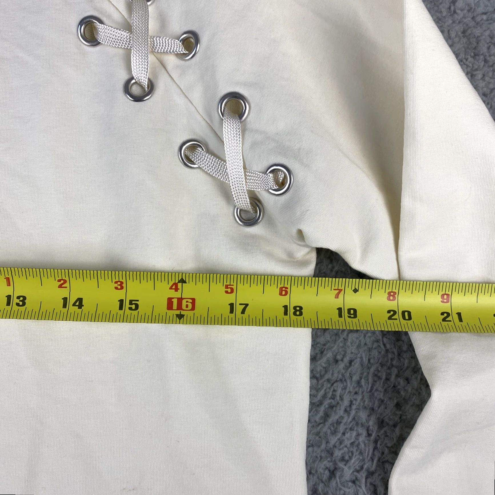 Stradivarius Stradivarius Women Sweater Crew Neck Stretch Dress Sz S Long Sleeve Ivory Knit Short Vintage No 47-41 Mens? Wait Size S / US 4 / IT 40 - 6 Thumbnail