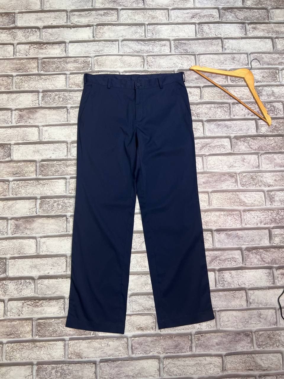 Nike × Vintage Nike Golf vintage black chino track pants Size US 33 - 1 Thumbnail