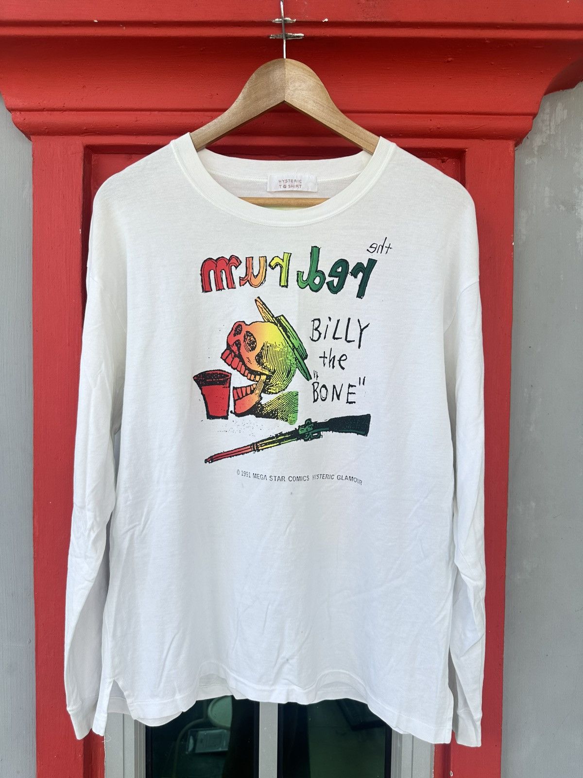 Hysteric Glamour Vintage 90s Hysteric Glamour The Red Rum “Billy The Bone” Size US L / EU 52-54 / 3 - 1 Thumbnail