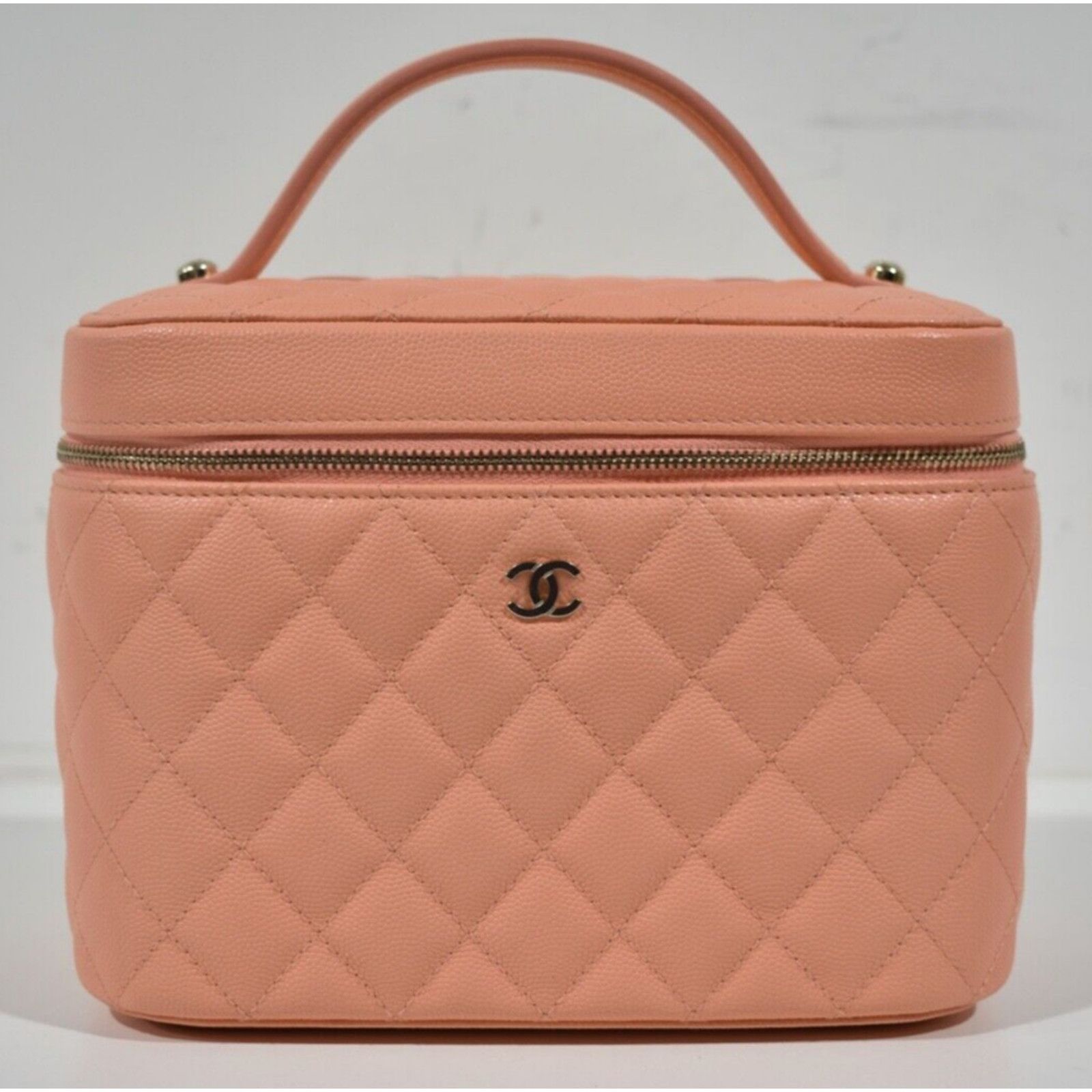 Chanel Chanel Beauty Pouch Case Top Handle Travel Toiletry Bag Size ONE SIZE - 2 Thumbnail