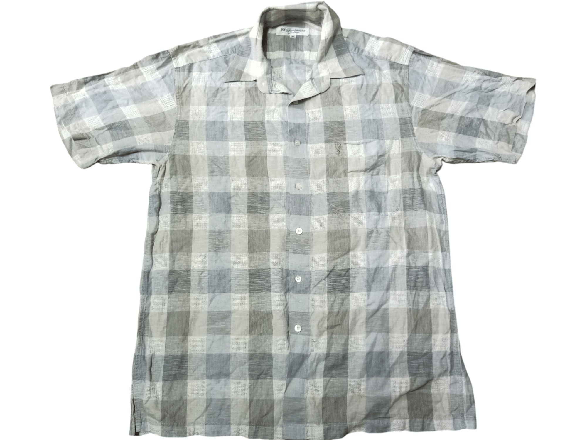 Yves Saint Laurent Ysl Checked Burton Up Vintage Size US L / EU 52-54 / 3 - 1 Thumbnail