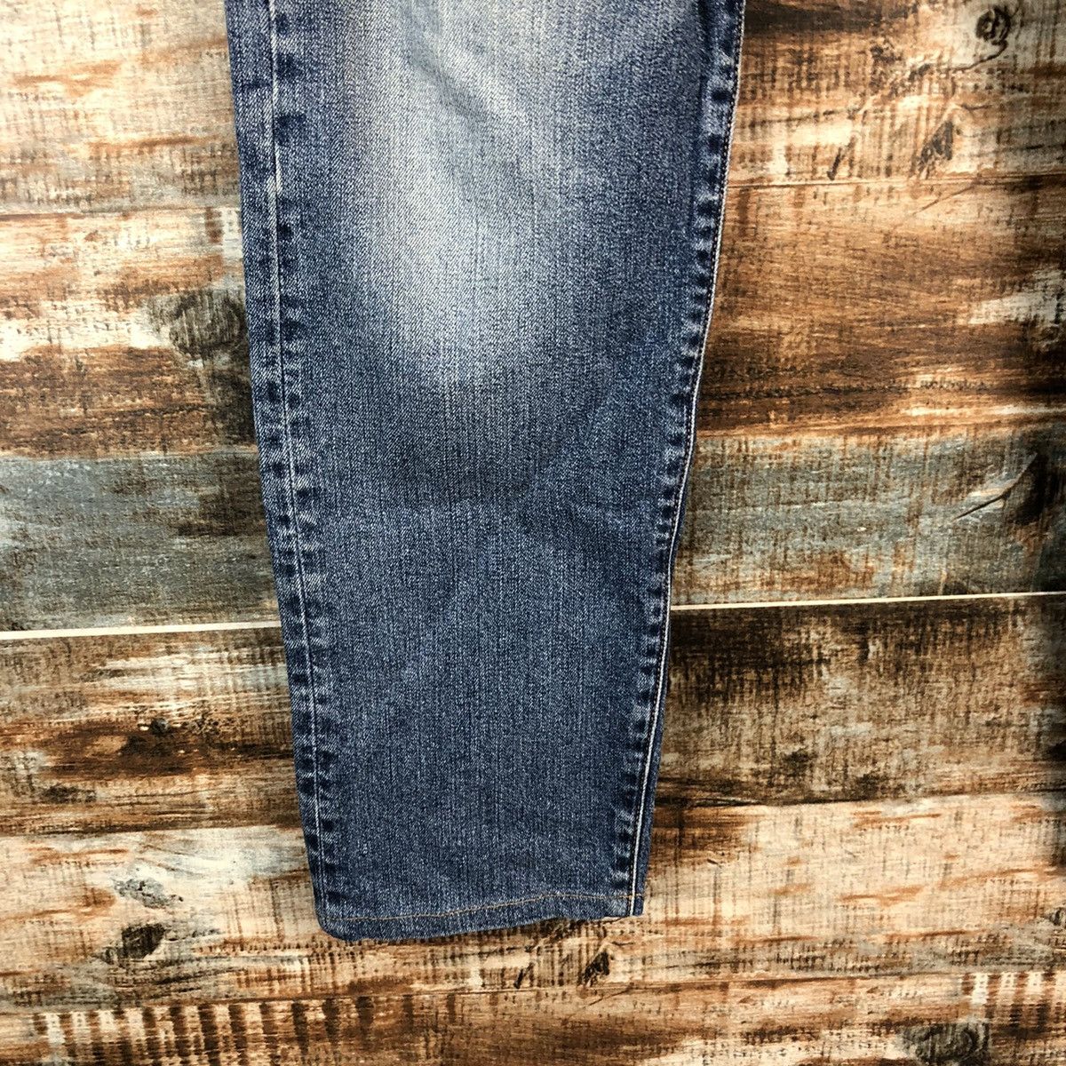 Levi's DLL Levis 502 big E faded Blue Denim Pants #C248 Size US 31 - 9 Thumbnail