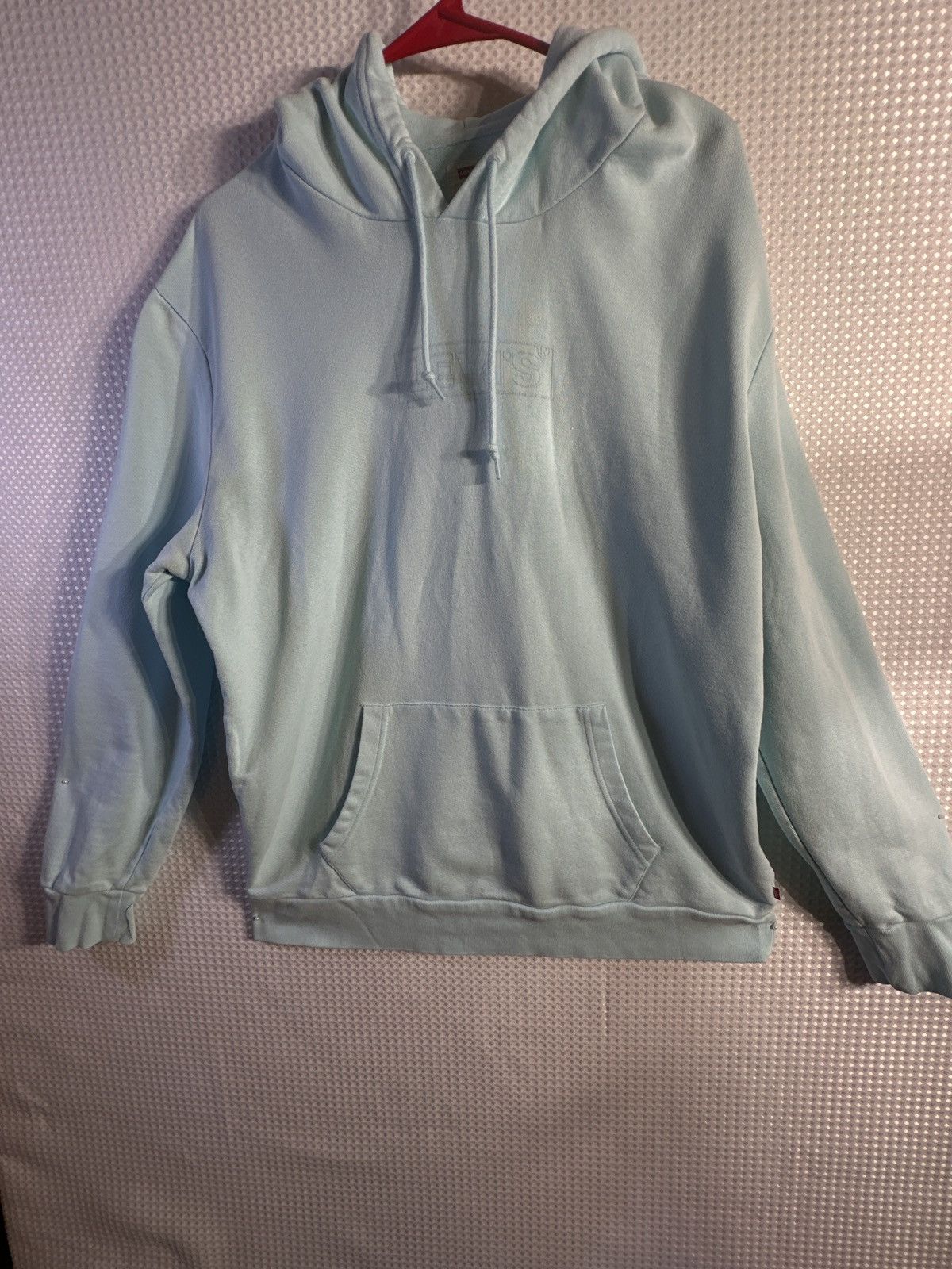 Levi's Levi’s Light Teal Pullover Hoodie Size US L / EU 52-54 / 3 - 1 Thumbnail