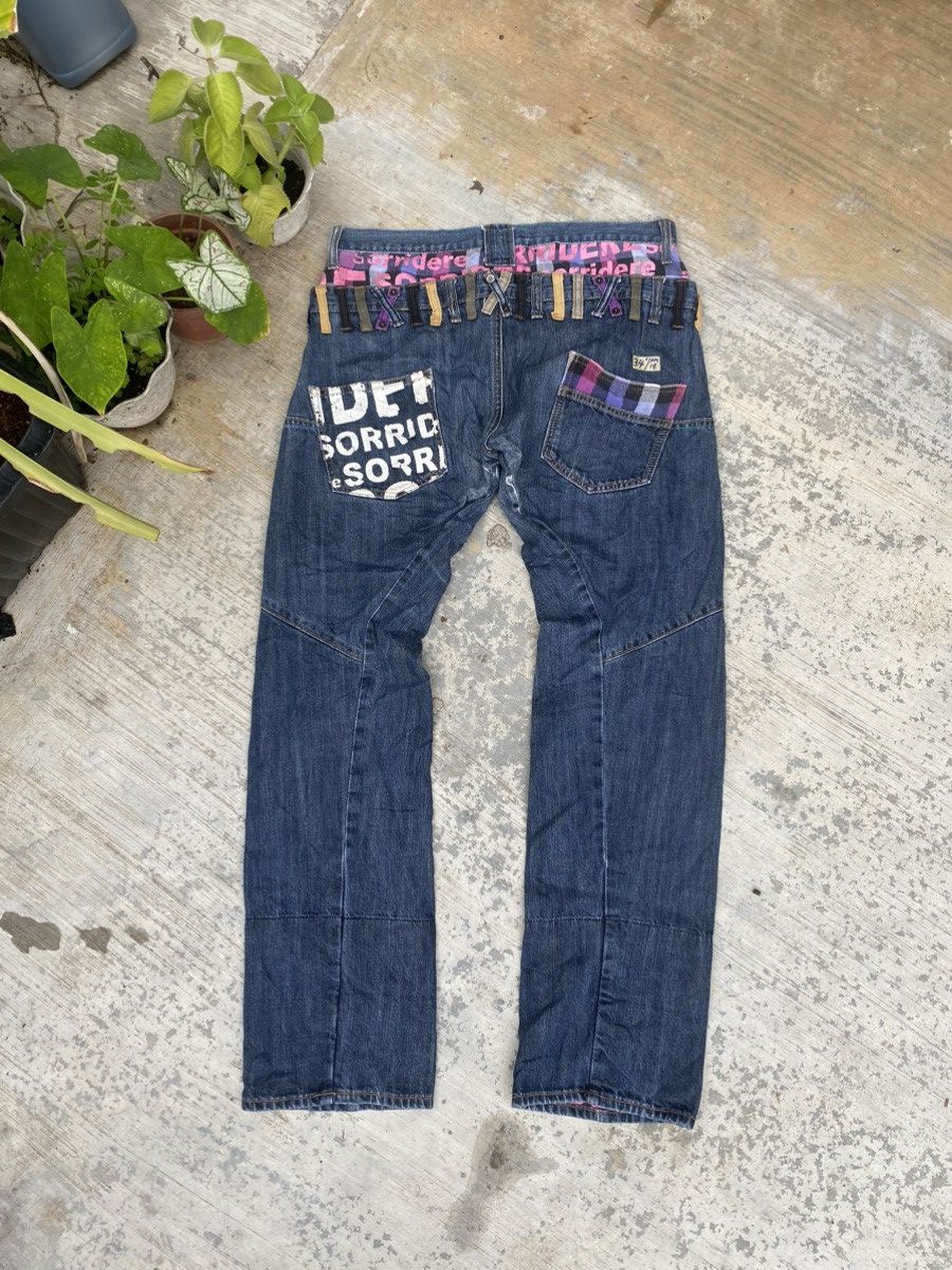 Japanese Brand Sorridere double waist denim pants Size US 32 / EU 48 - 2 Thumbnail