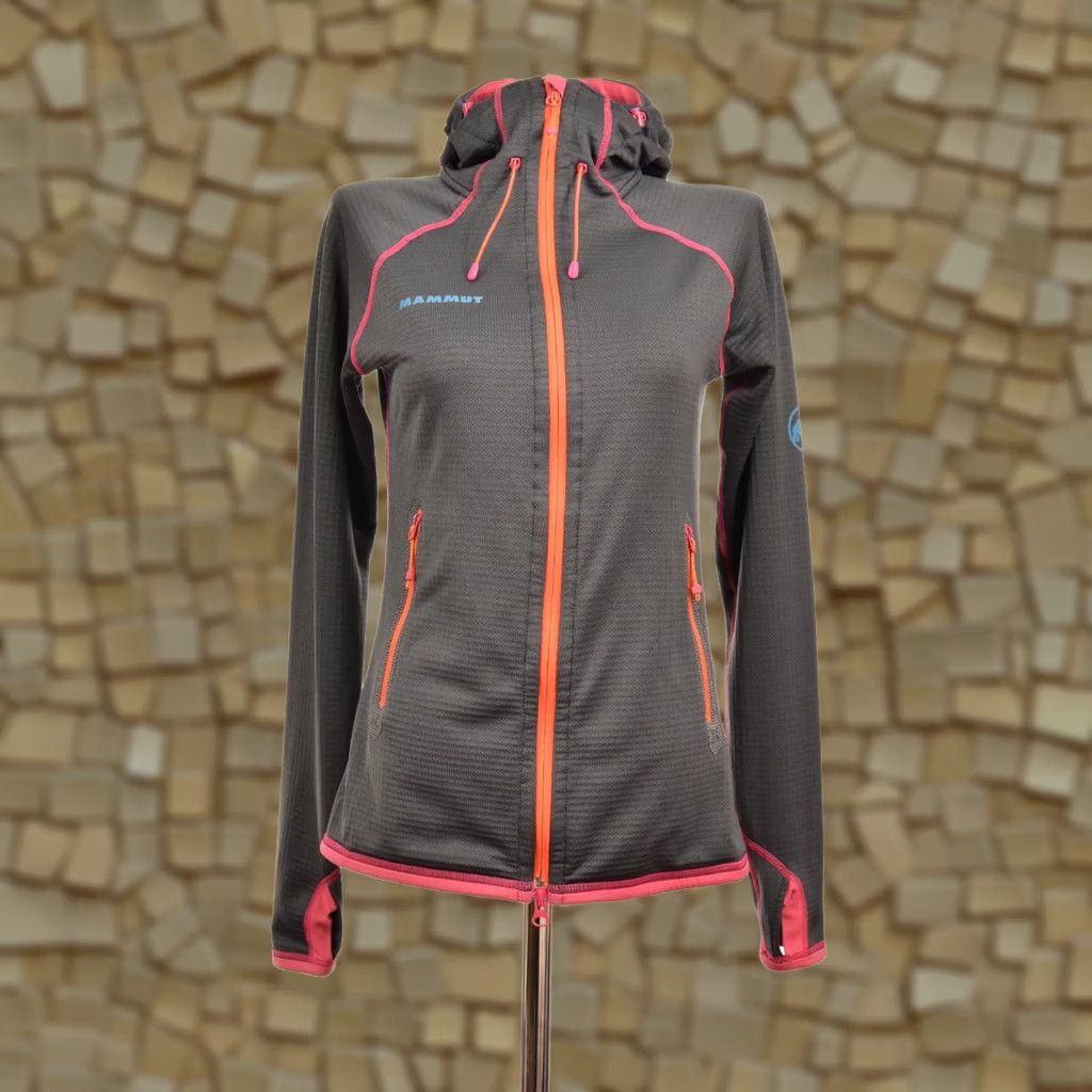 Mammut Womens Mammut Eiger Extreme Schneefeld Fleece Hoody Jacket S Gray Mammut Jacket Women Small Size S Hoodie Front Size S / US 4 / IT 40 - 1 Thumbnail