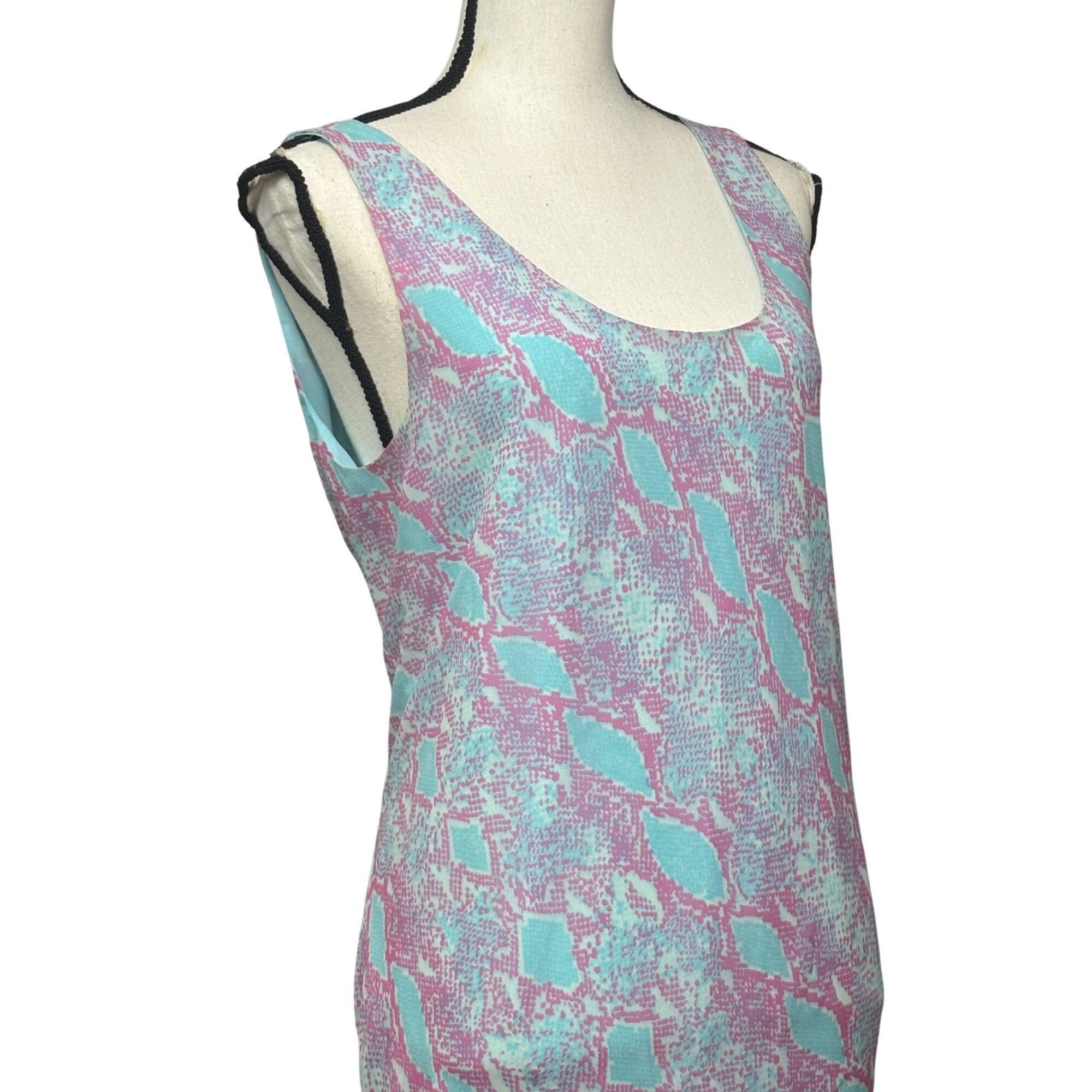 Diane von Furstenberg DVF Diane von Furstenberg Talia Tank Midi Dress In Sea Pytho Size M / US 6-8 / IT 42-44 - 5 Thumbnail