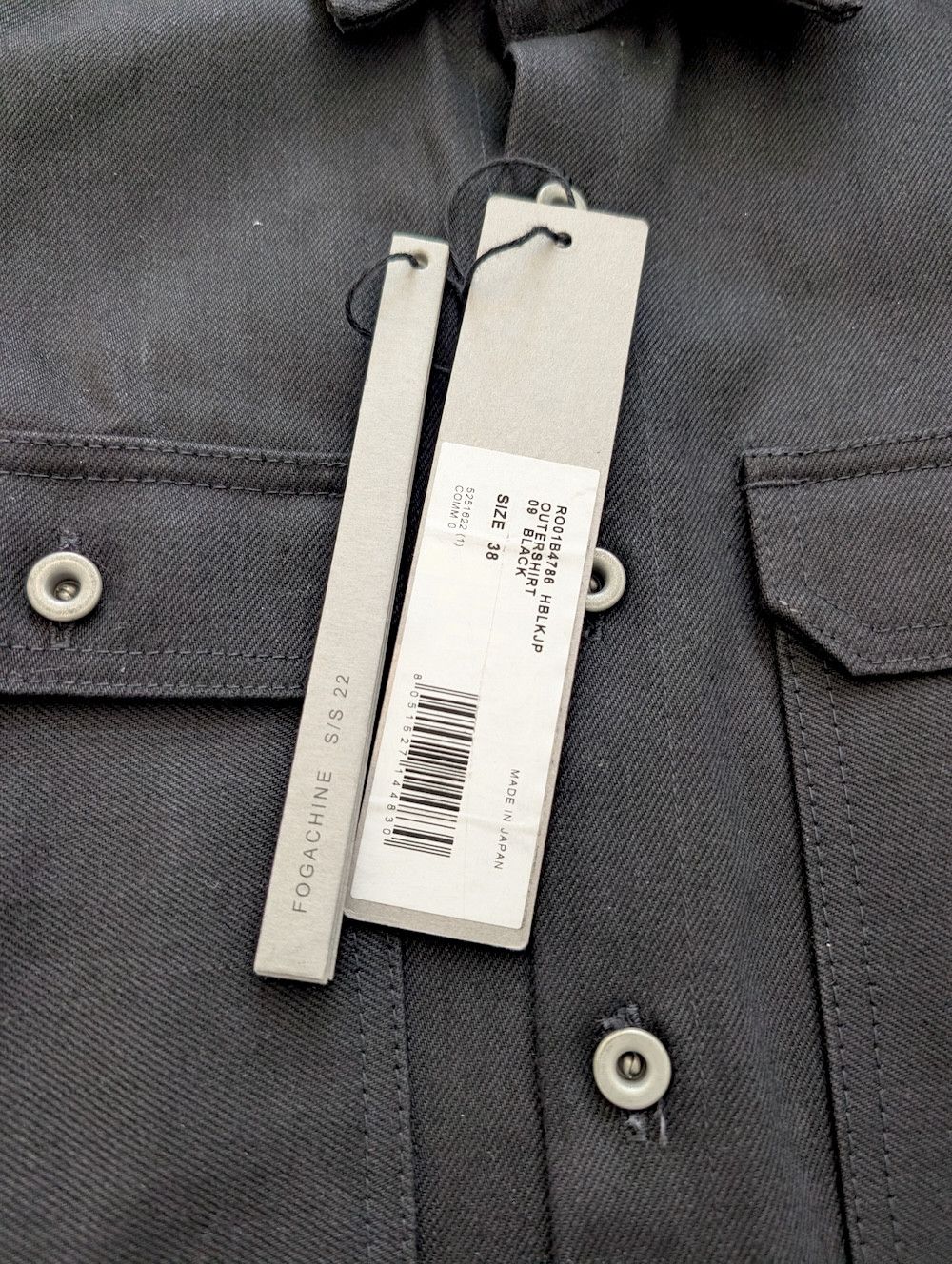 Rick Owens Drkshdw *NEW* LIMITED JAPANESE SELVEDGE DENIM OUTERSHIRT Size US S / EU 44-46 / 1 - 11 Thumbnail