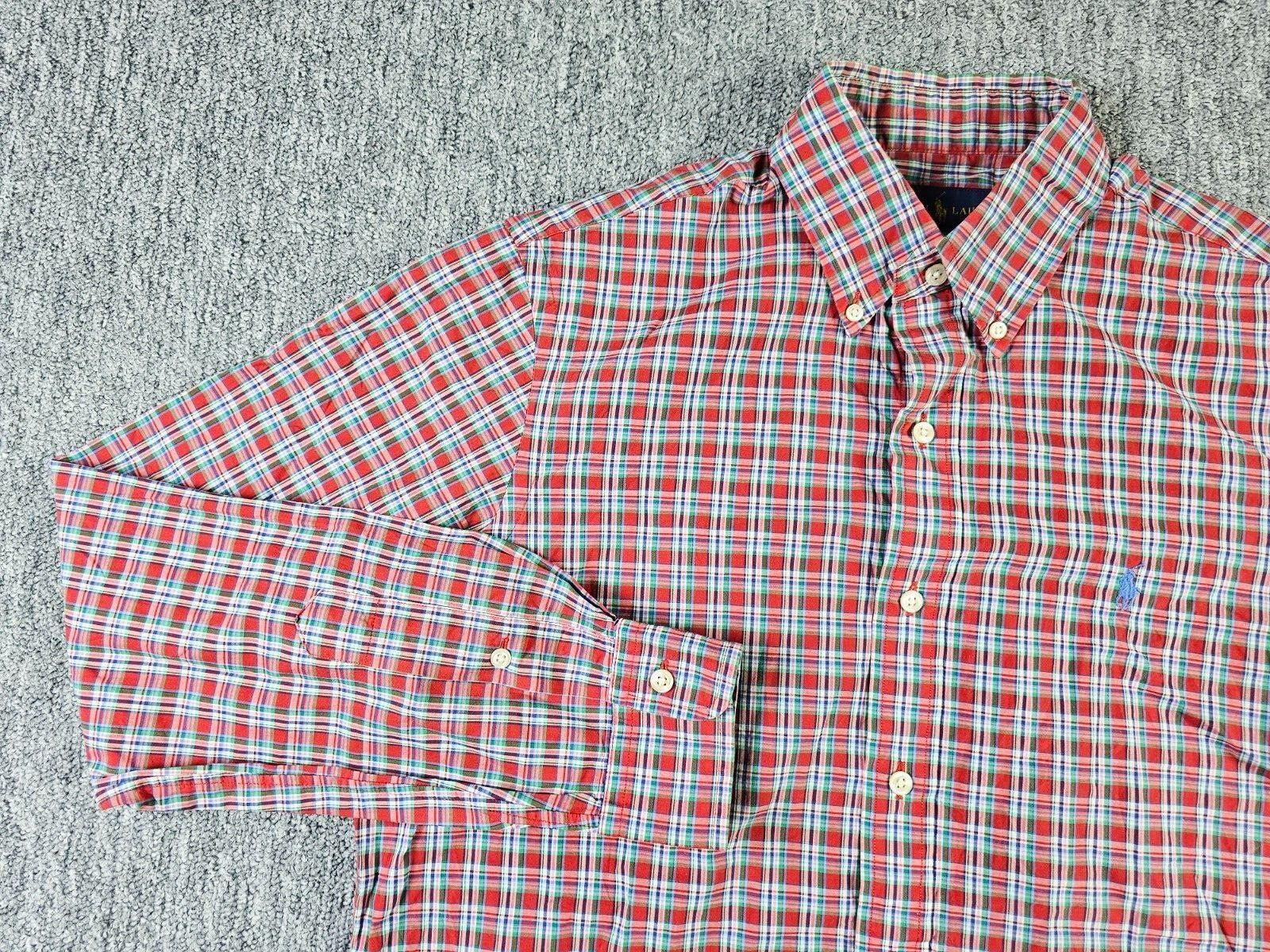 Polo Ralph Lauren Polo Ralph Lauren Custom Fit Plaid Button-Down Shirt M Size US M / EU 48-50 / 2 - 3 Thumbnail