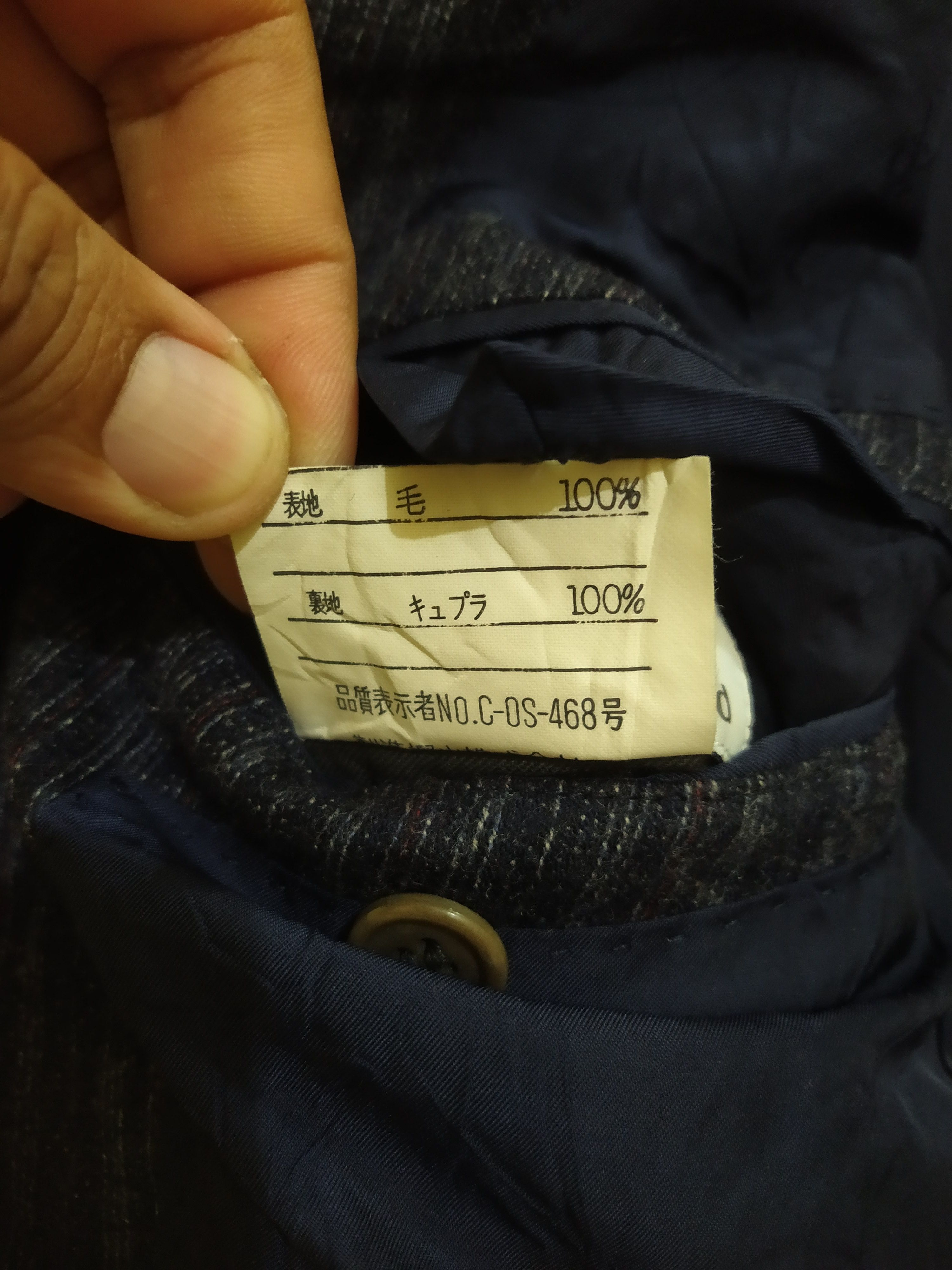 Saint Laurent Paris Vintage 90s Yves Saint Laurent Pinstripe Wool Blazer Size 40L - 11 Thumbnail