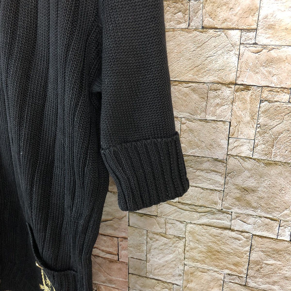 Homespun Knitwear × Japanese Brand Mc Daud Black Cardigan Knitwear #A1235 Size S / US 4 / IT 40 - 12 Thumbnail