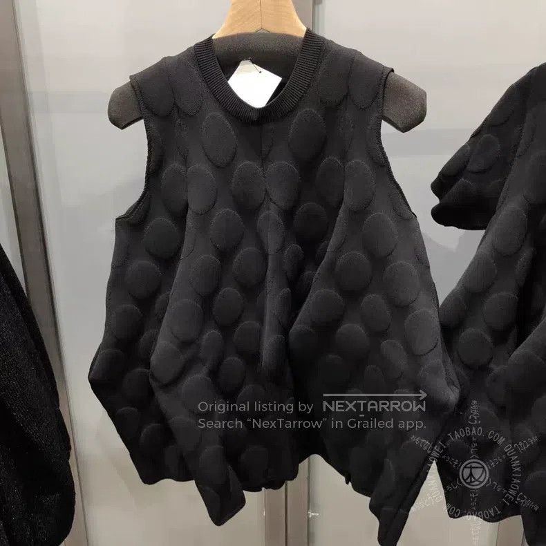 Comme des Garcons Comme Des Garcons Patchwork 3D Pumpkin Shape Knit Vest Size XS / US 0-2 / IT 36-38 - 2 Thumbnail