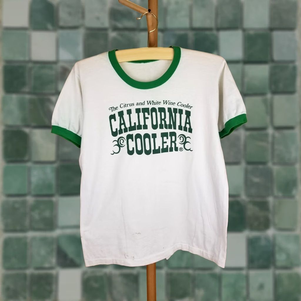 Vintage VINTAGE CALIFORNIA COOLER PROMO RINGER T-SHIRT LARGE Mens Size US L / EU 52-54 / 3 - 1 Thumbnail
