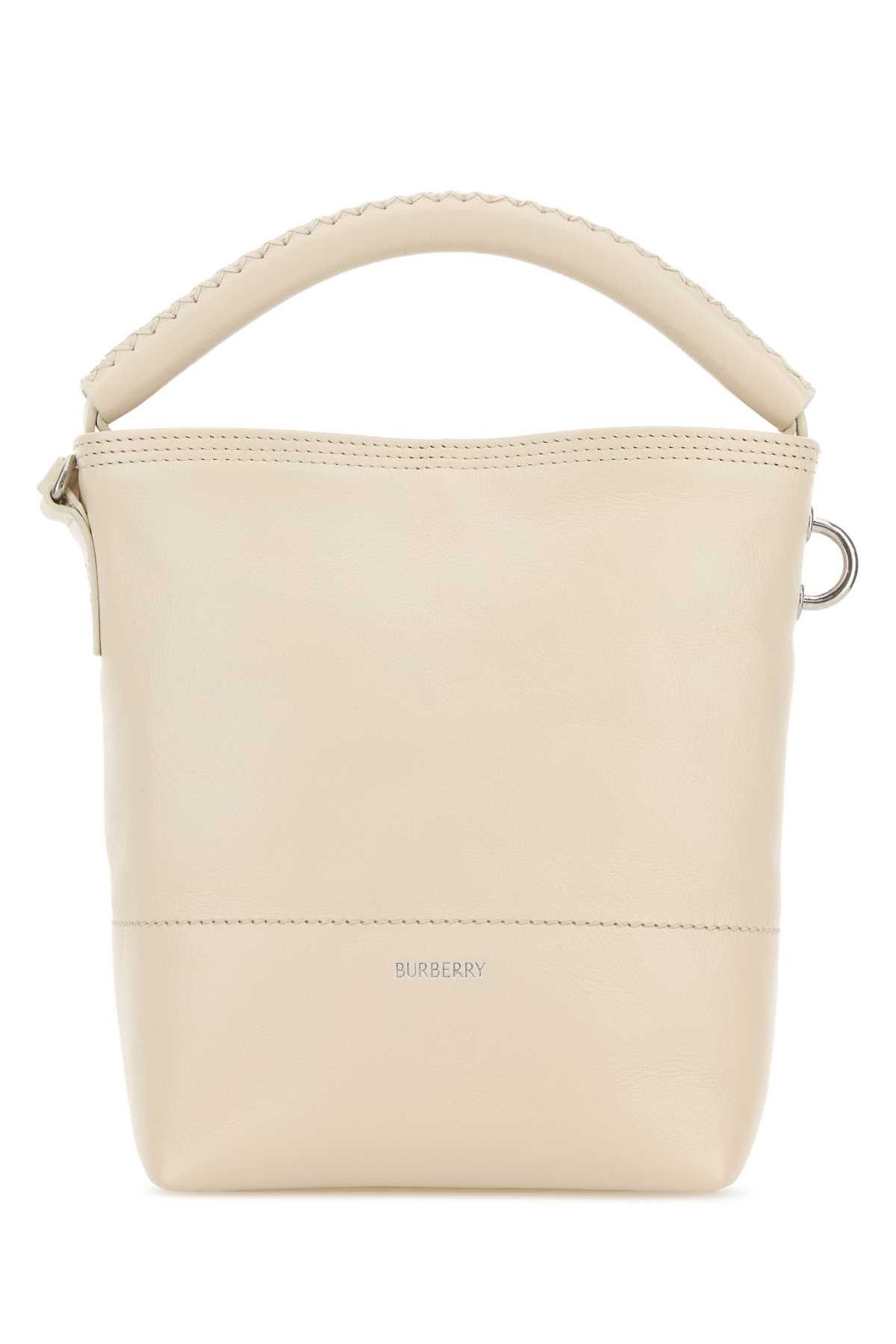 Burberry Ivory Leather Handbag Size ONE SIZE - 1 Thumbnail