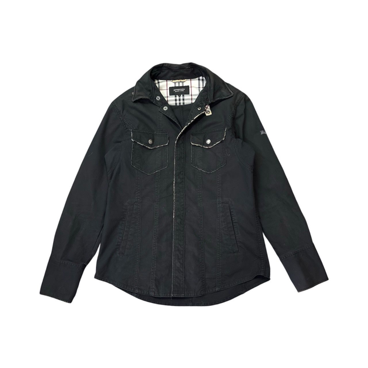 Burberry Burberry Distressed Lining Design Snap Button Jacket Size US L / EU 52-54 / 3 - 1 Thumbnail
